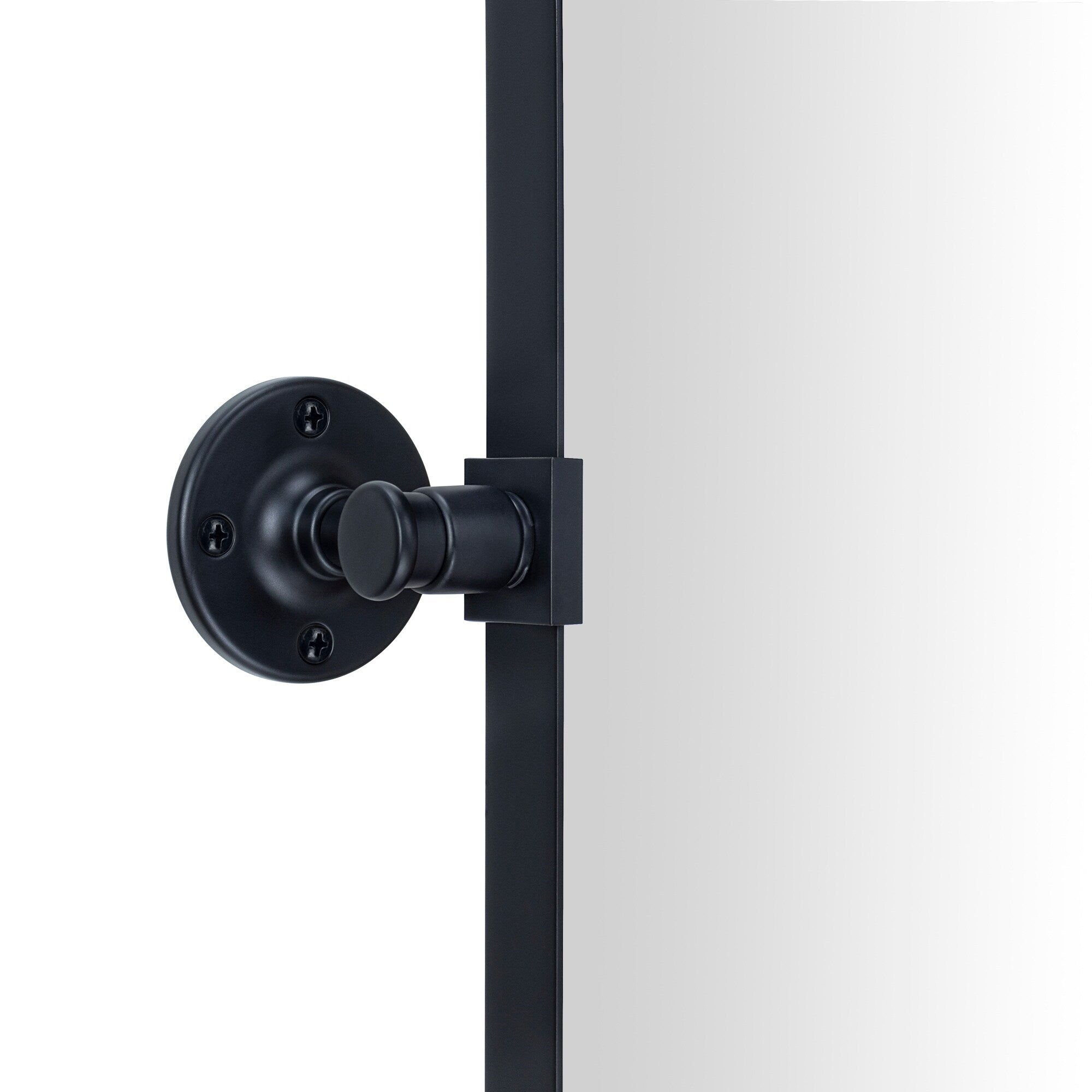 Miroir mural rectangulaire pivotant et inclinable en métal TEHOME Jonathan