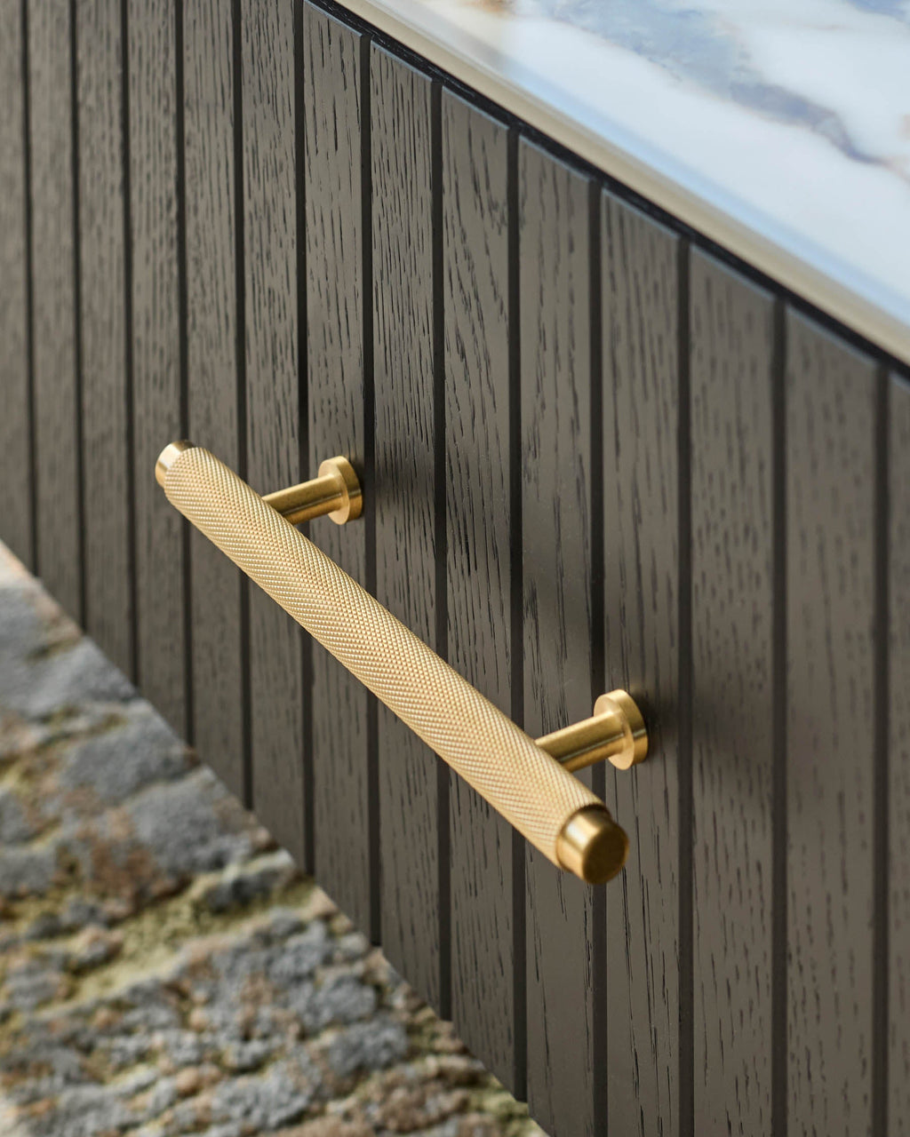 Table basse Kai en verre et céramique