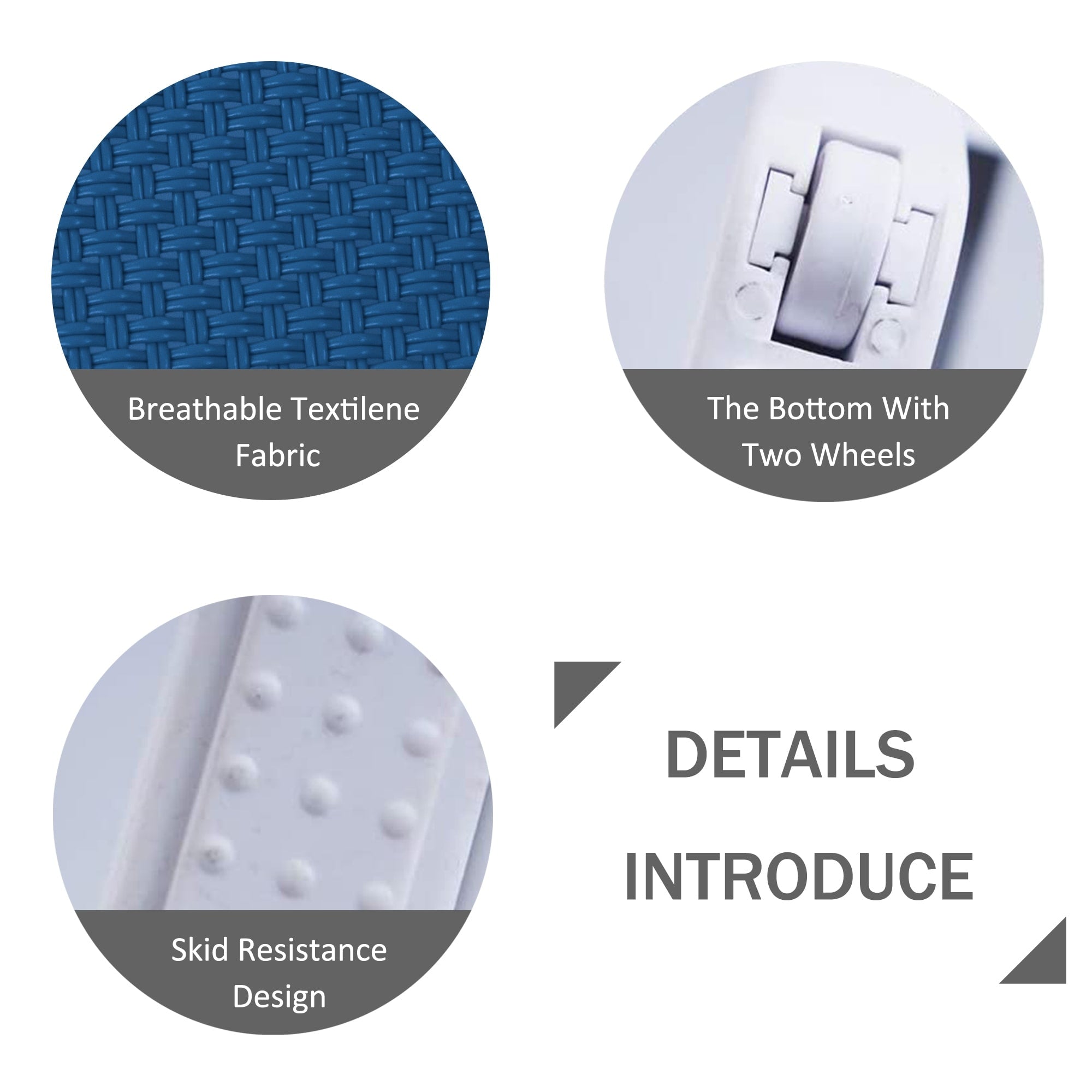 Chaise longue inclinable et réglable Kozyard Alan, pieds entièrement plats en aluminium et résine polypropylène