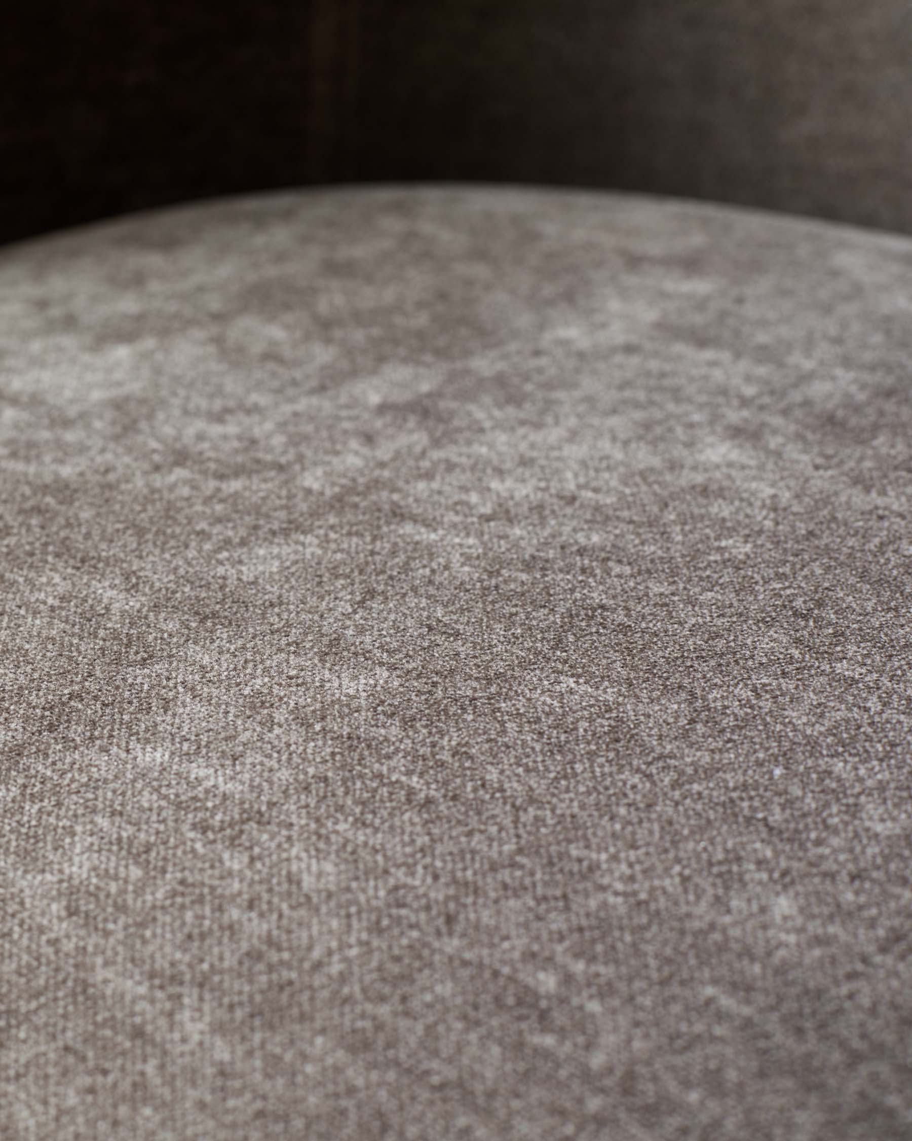 Chaise de salle à manger Leighton en chenille moka