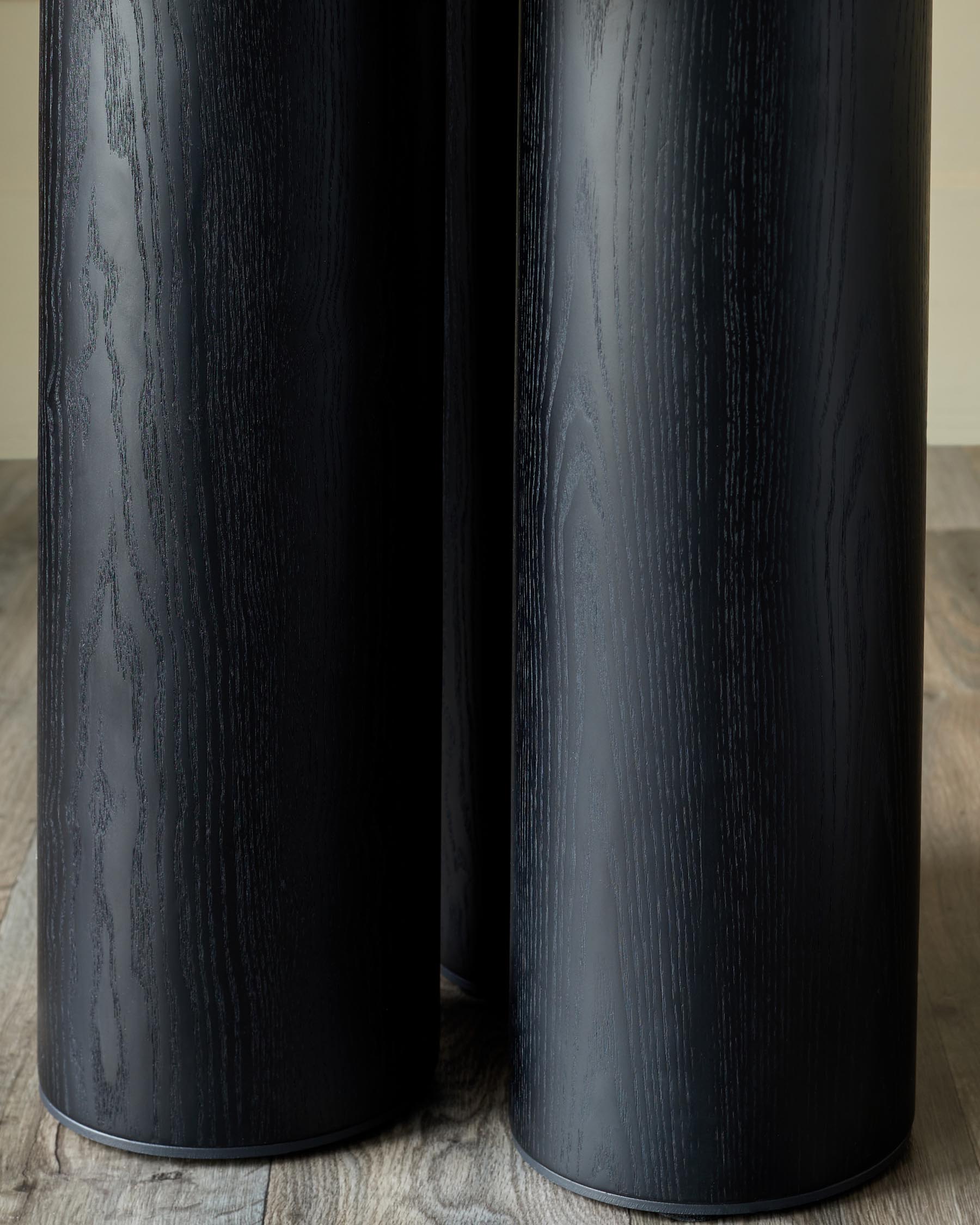 Table d'appoint Lena en céramique blanche Calacatta