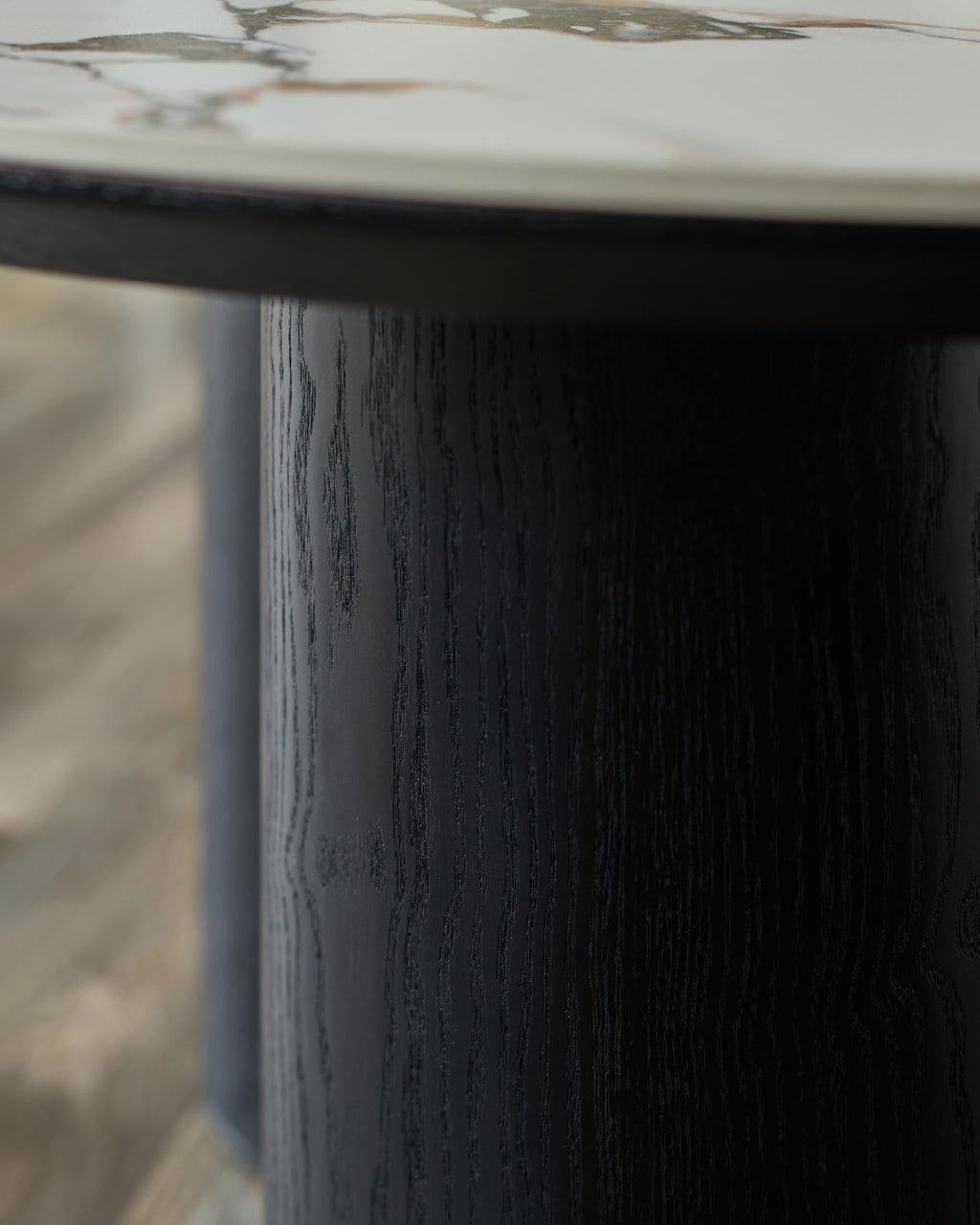 Table basse Lena en céramique Calacatta blanche