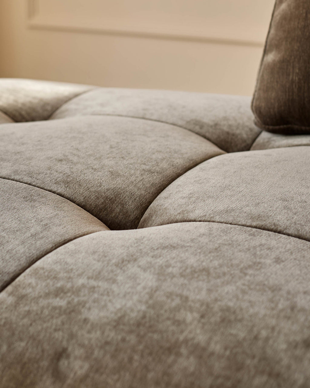 Module de canapé simple en tissu moka Lillian