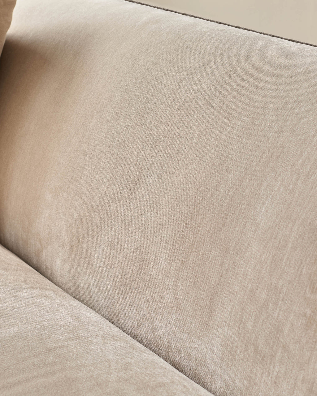 Canapé 3 places Julep en tissu champagne