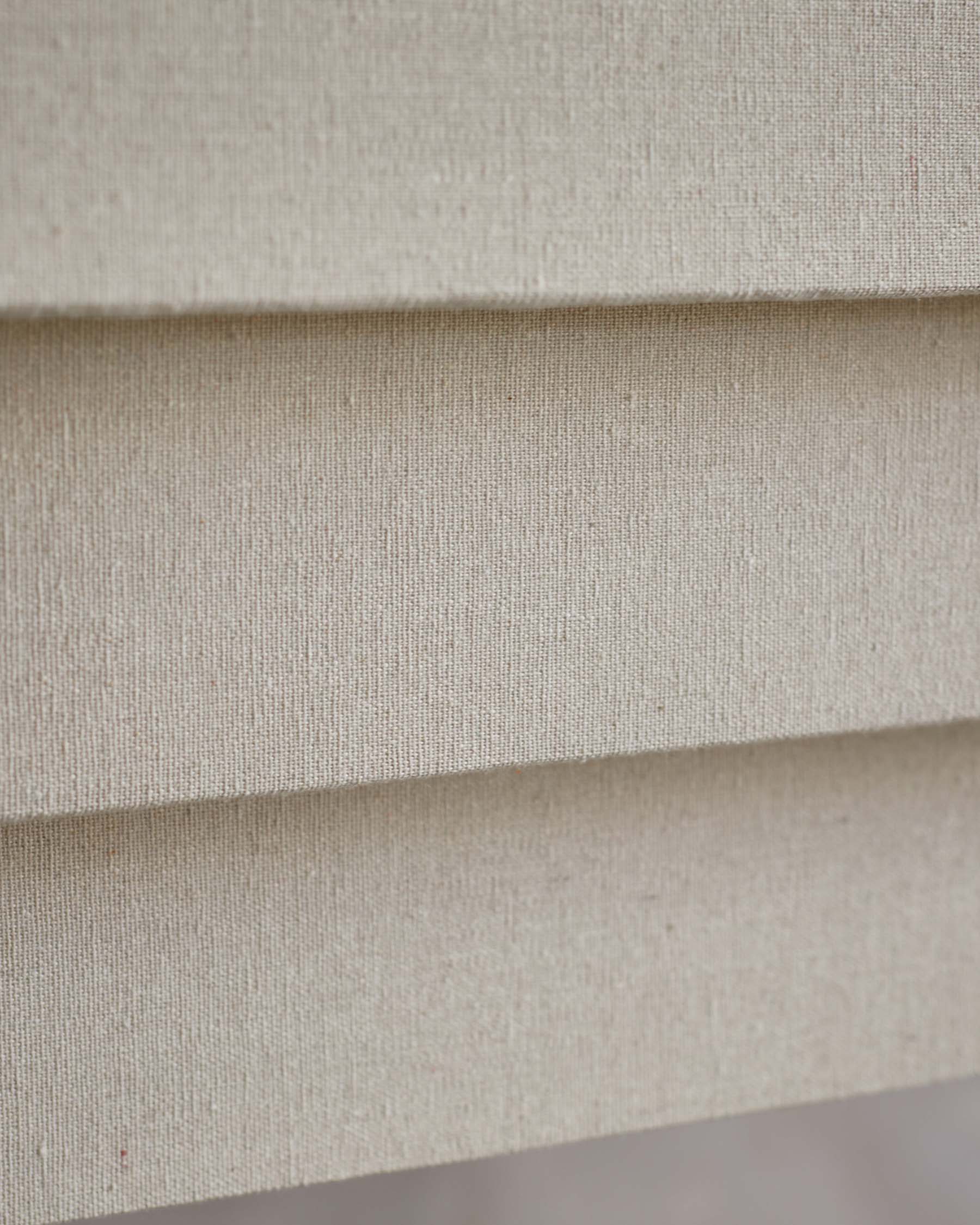 Suspension ovale réglable en lin naturel Madison