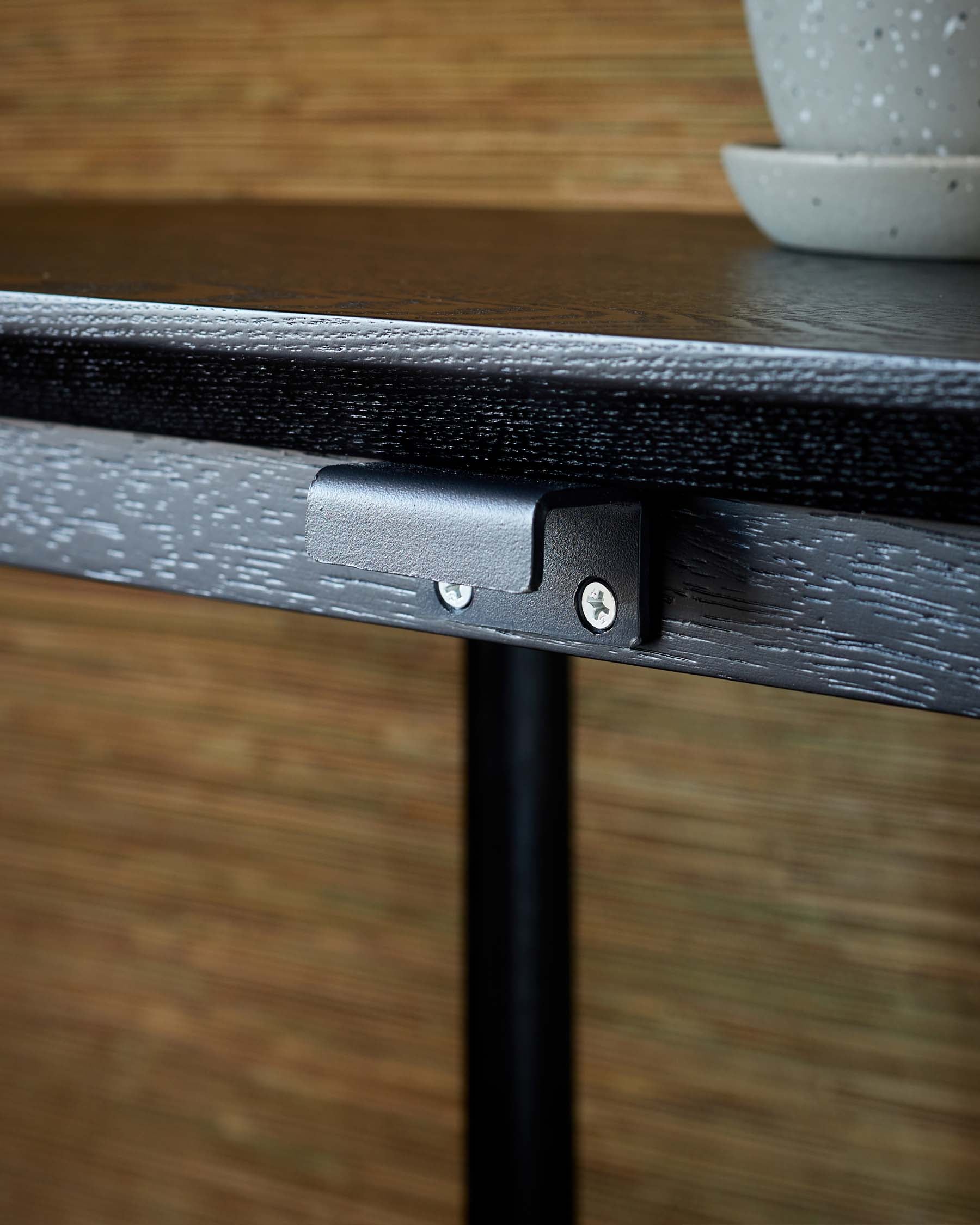 Étagère Manhattan en frêne noir