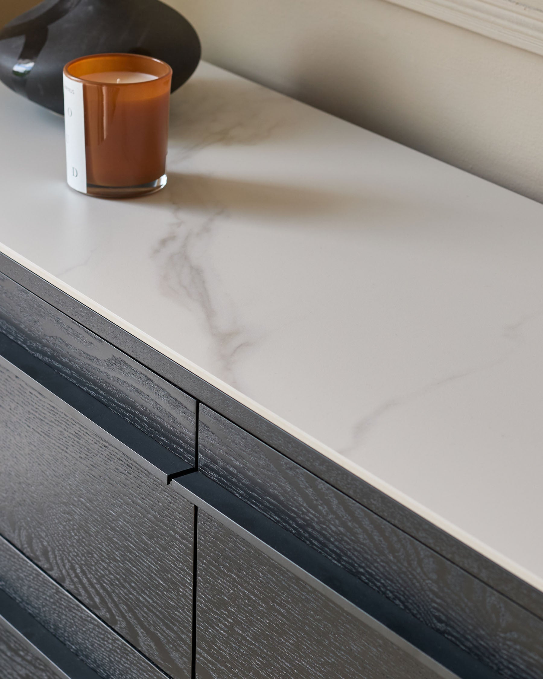 Commode en céramique blanche Manhattan