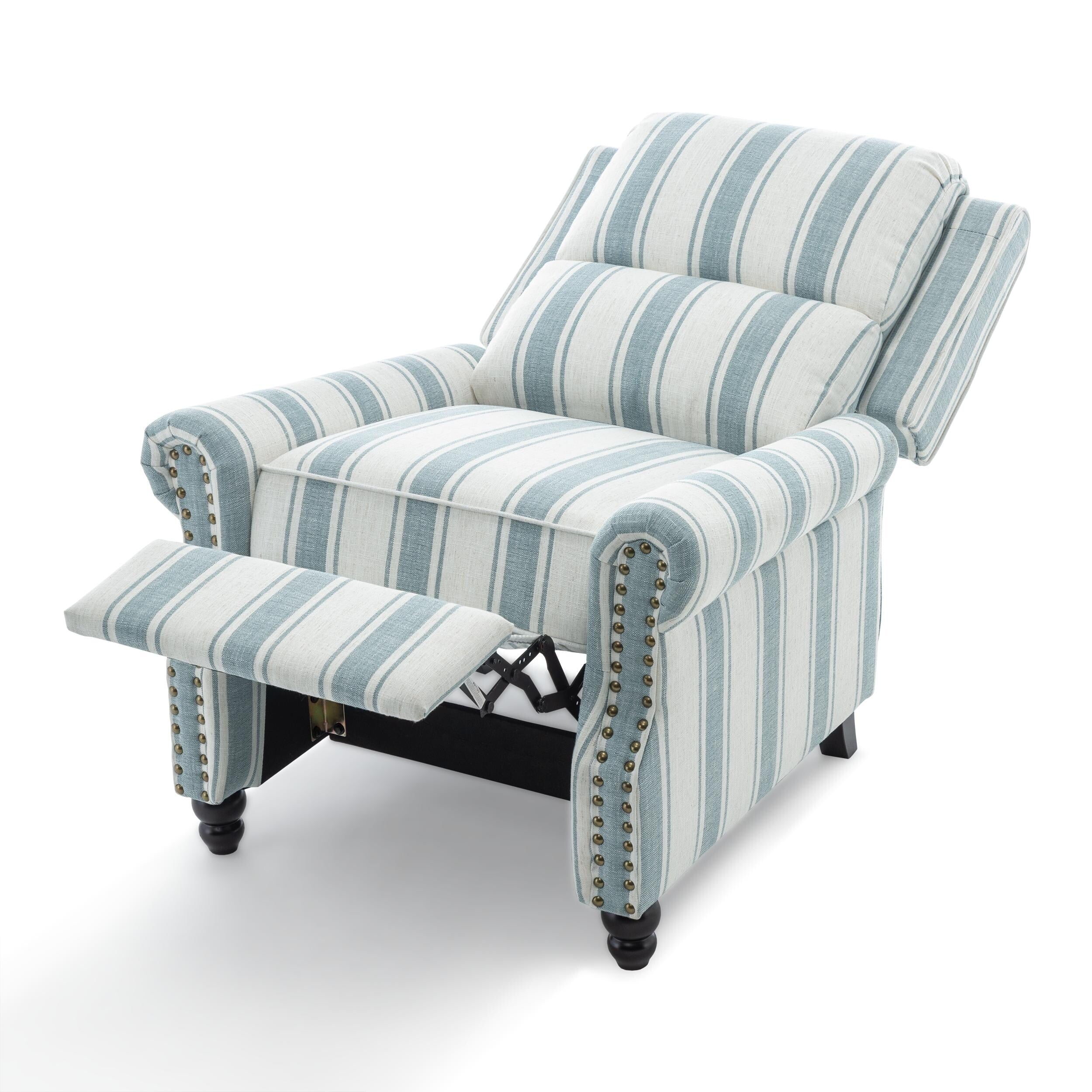 Fauteuils inclinables manuels avec garniture cloutée