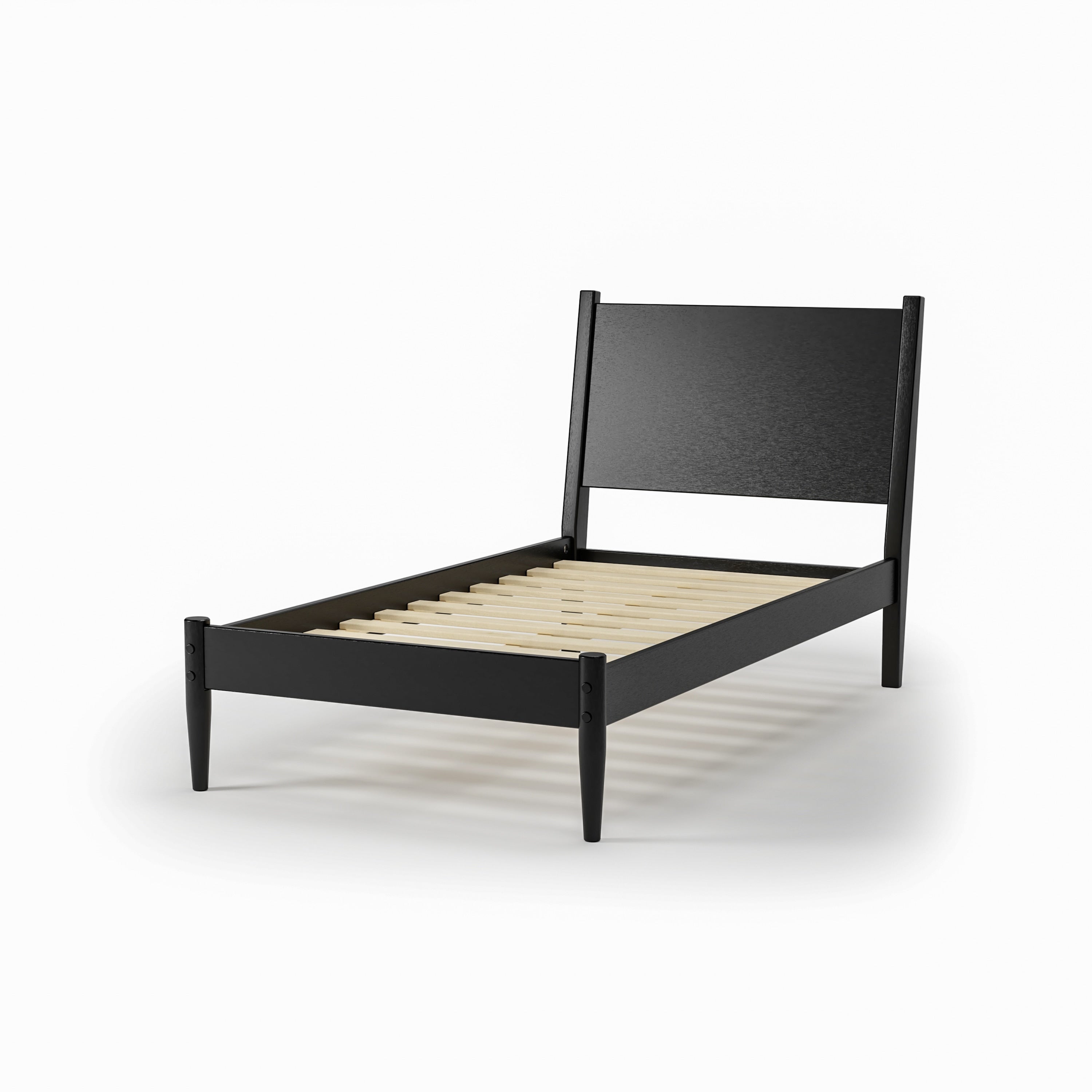 Lit à panneaux du milieu du siècle