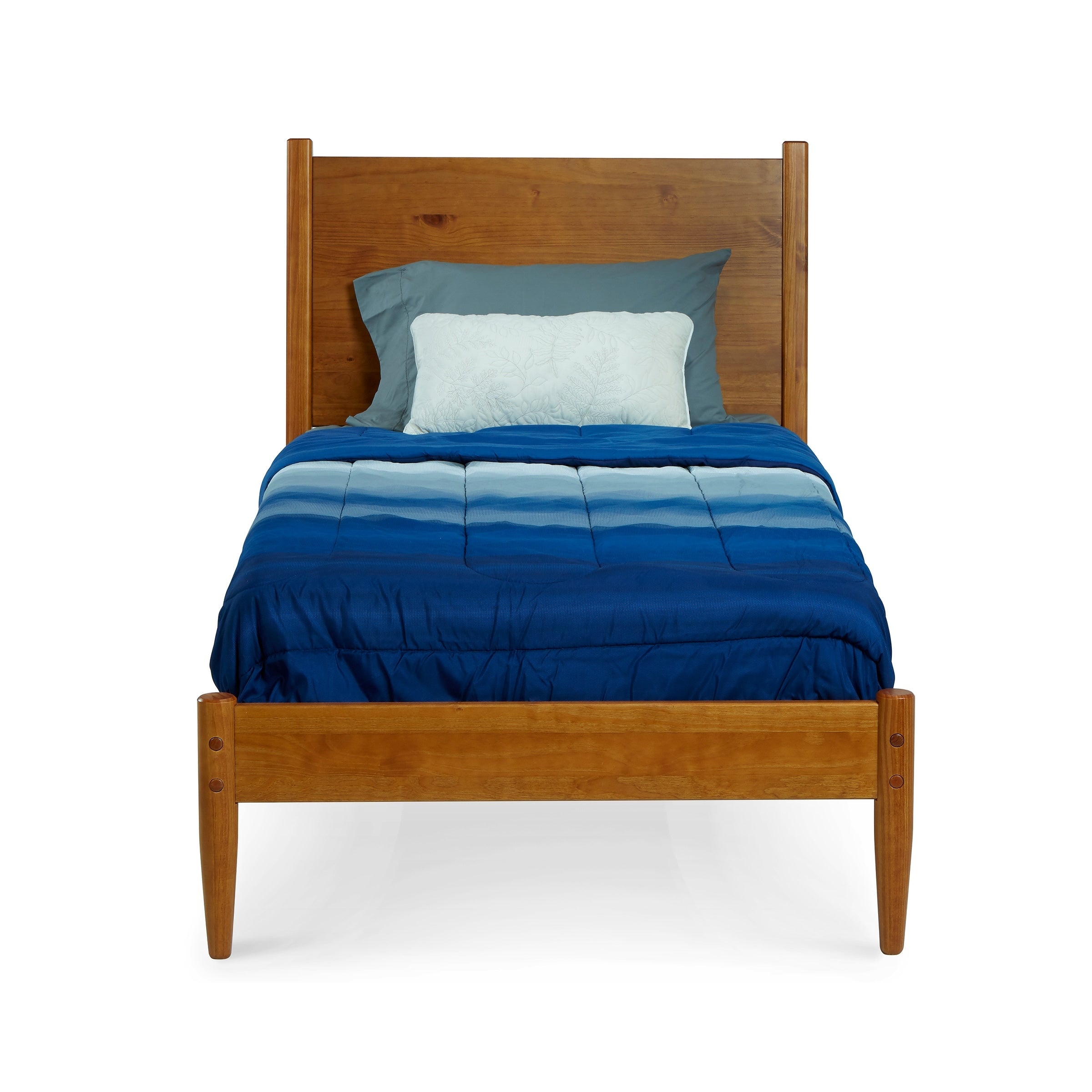 Lit à panneaux du milieu du siècle