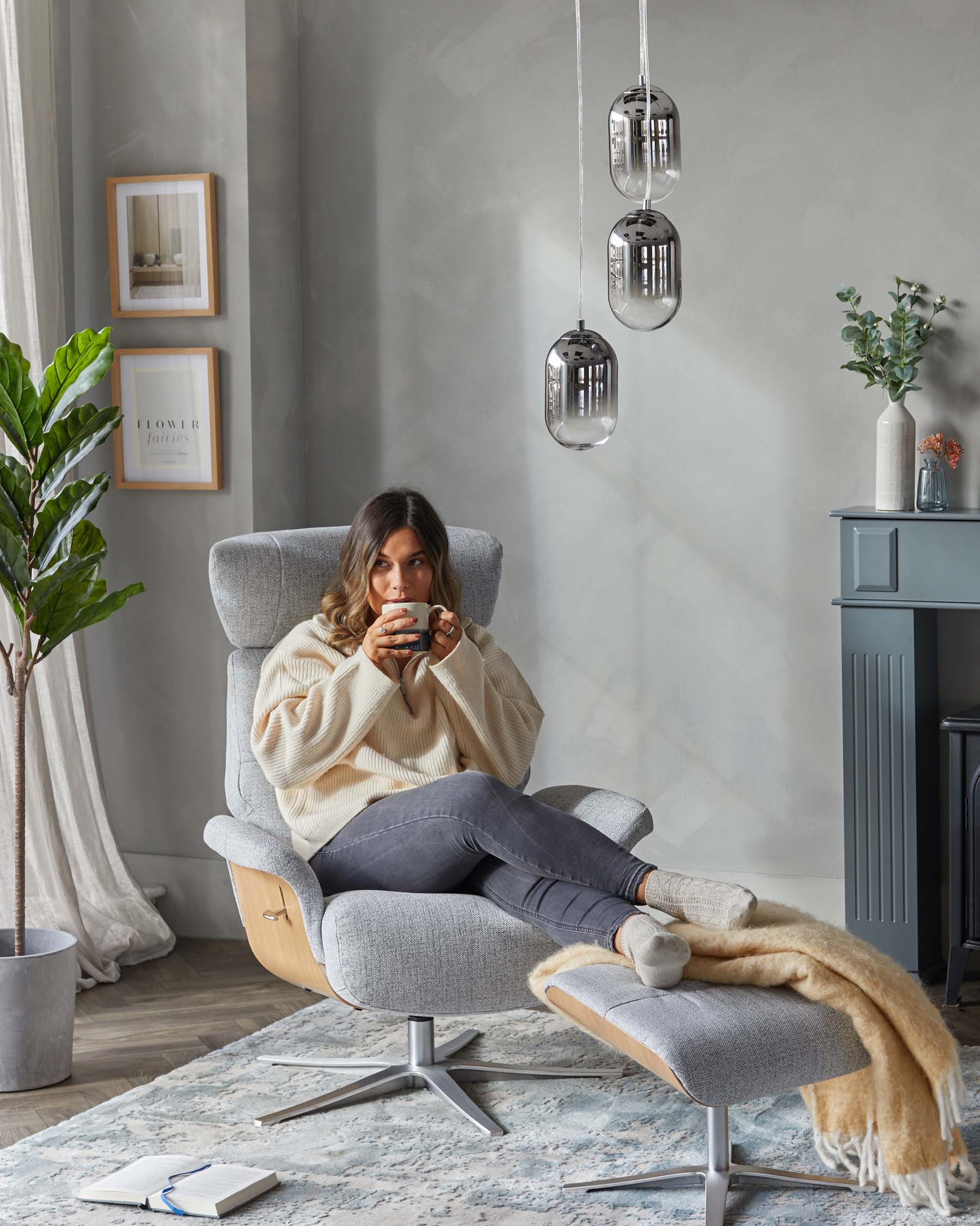 Suspension Monroe chromée