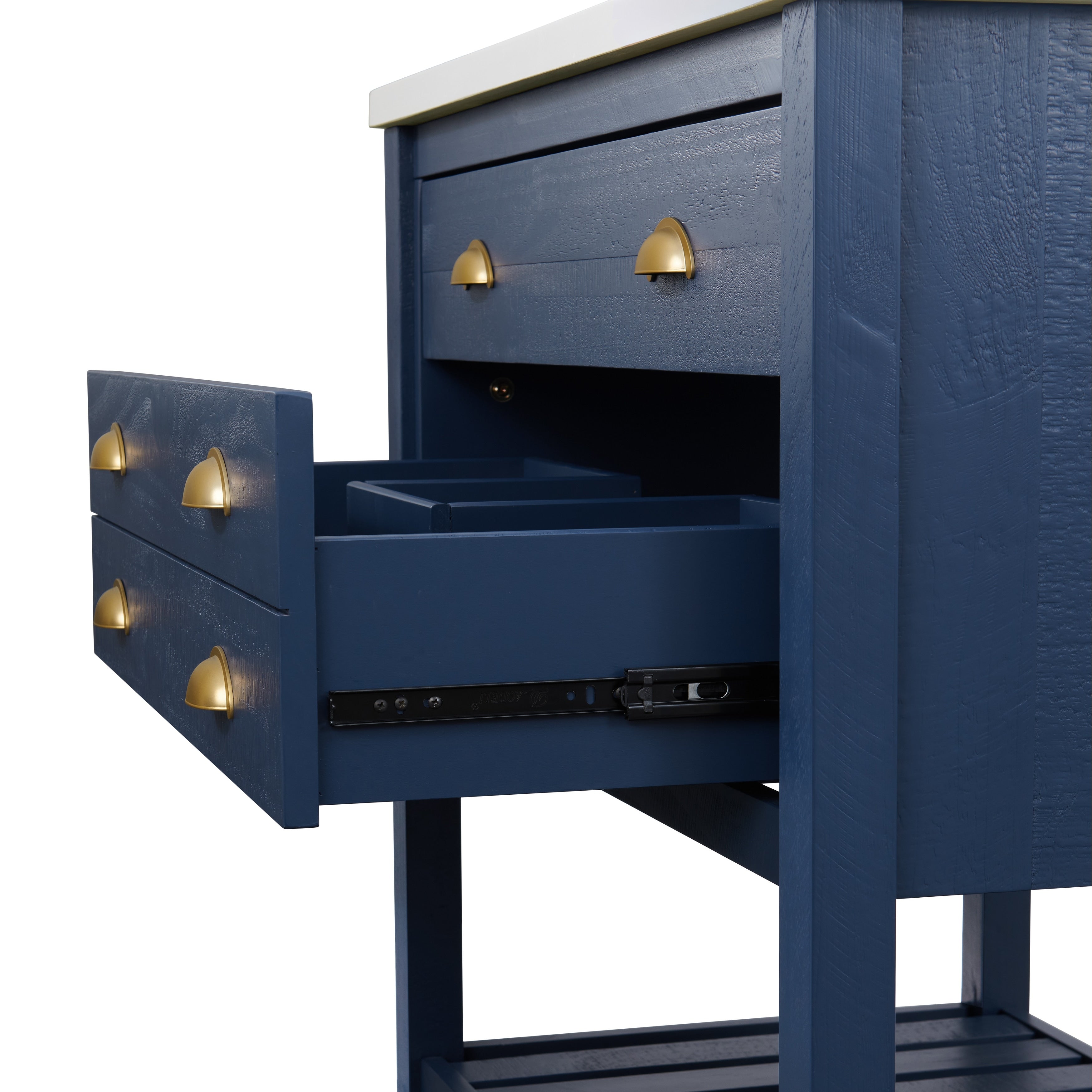 Meuble-lavabo simple de style ferme Monterey 37 avec dessus