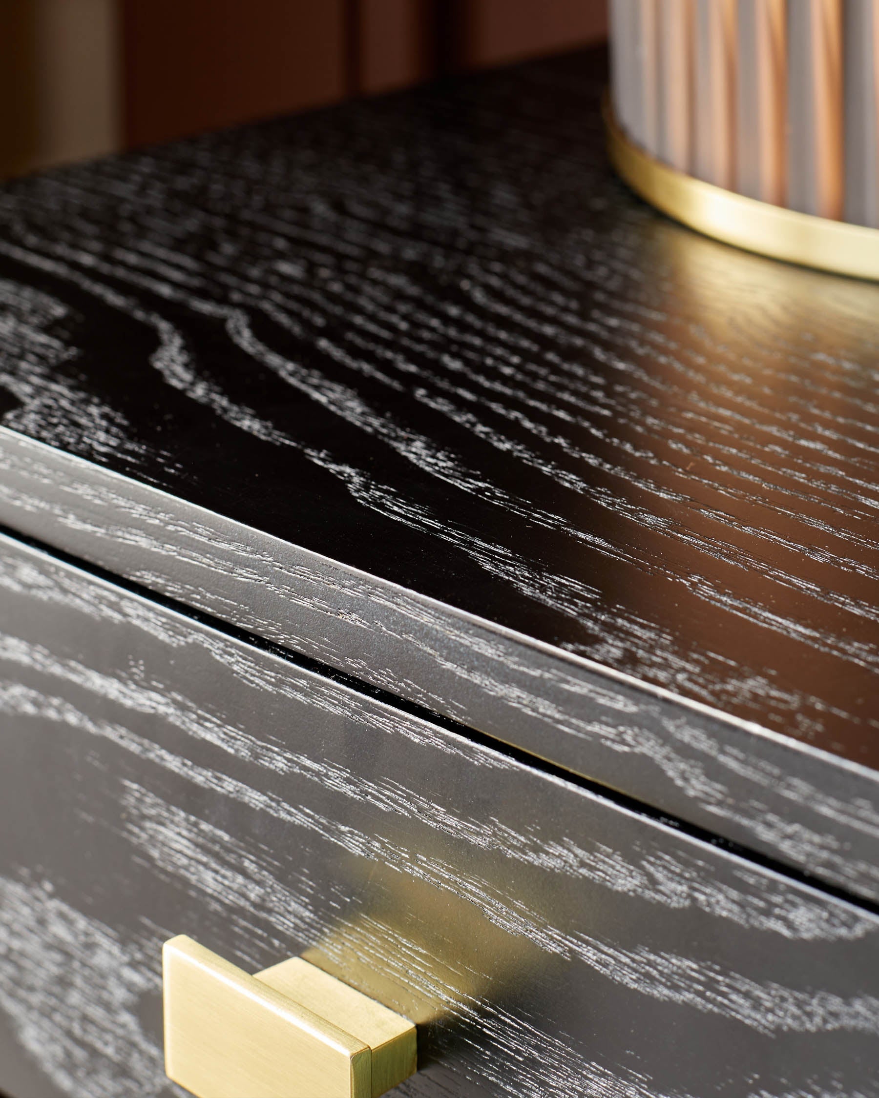 Table de chevet Odele en frêne noir