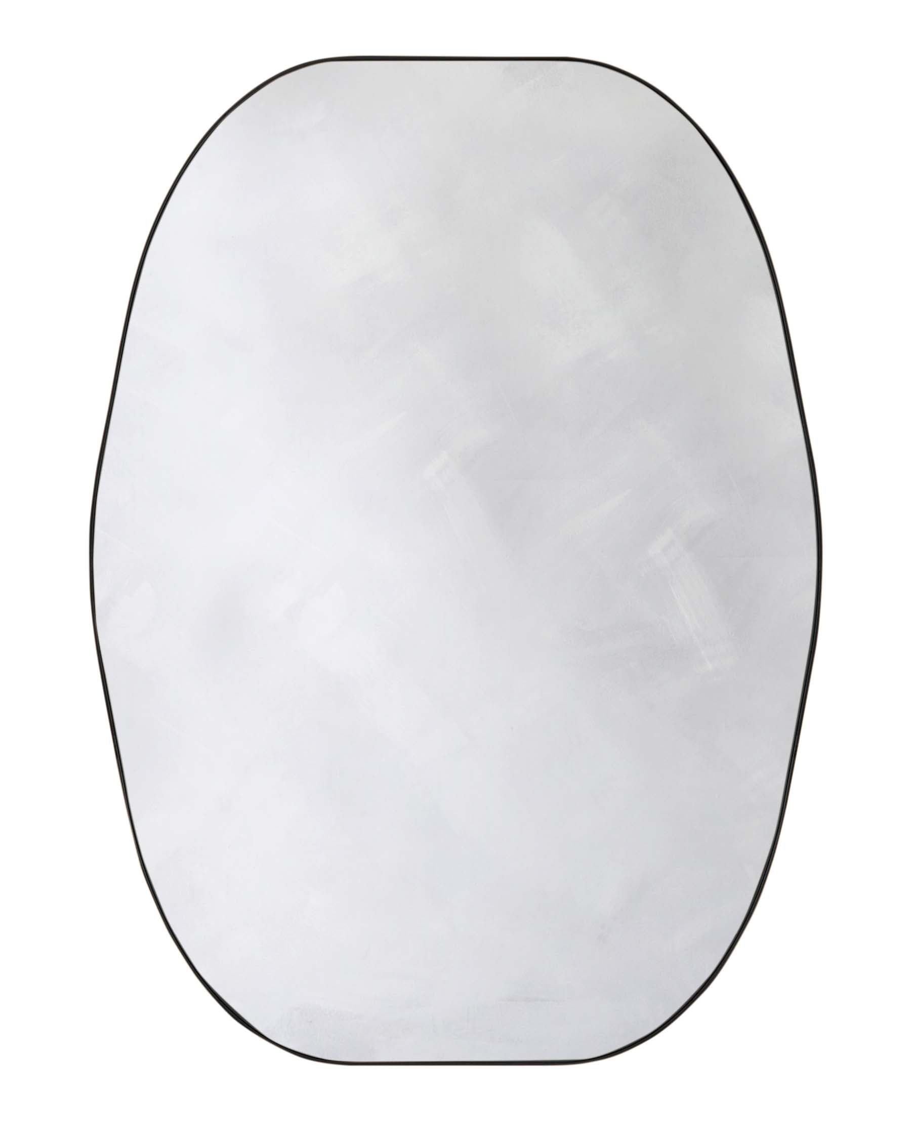 Miroir mural Odense grand format noir