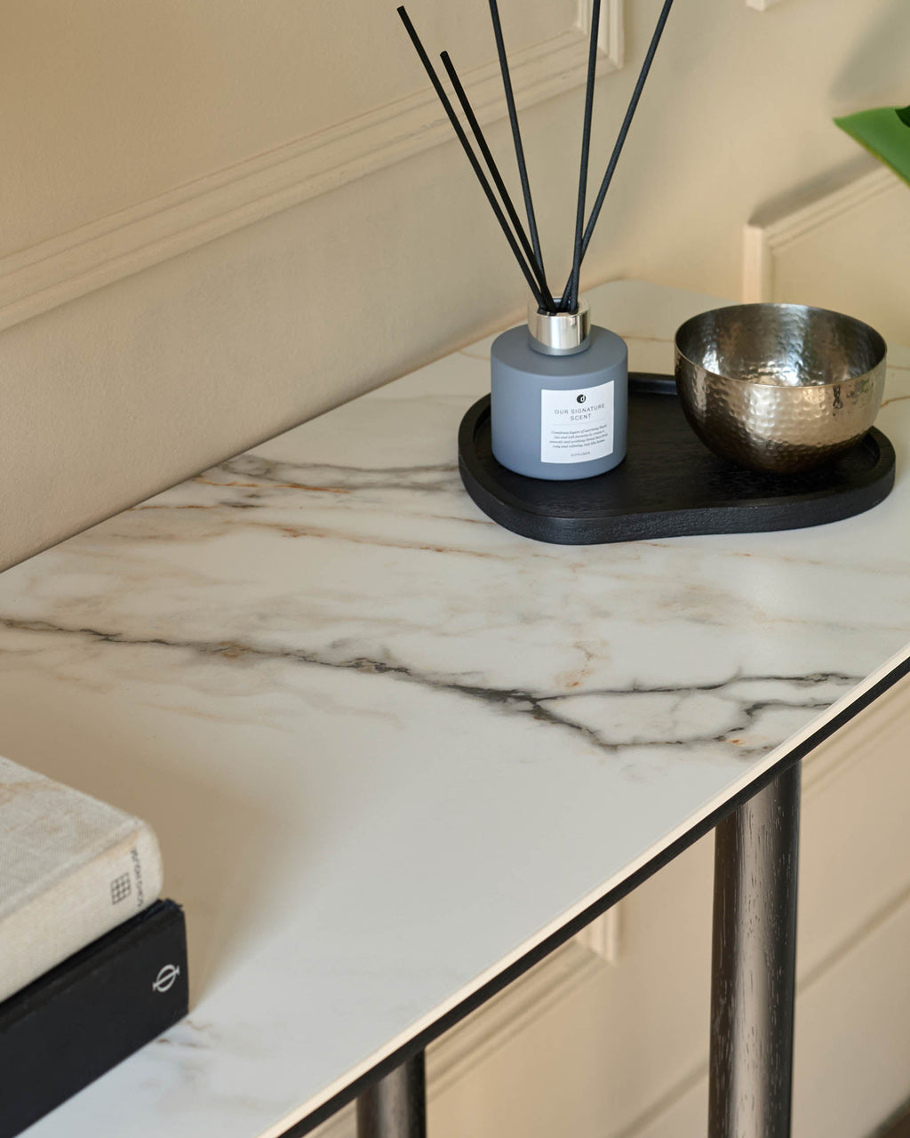 Table console en céramique naturelle Orlan