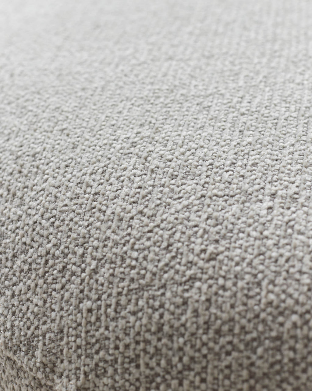 Canapé d'angle droit Ottilie en tissu naturel