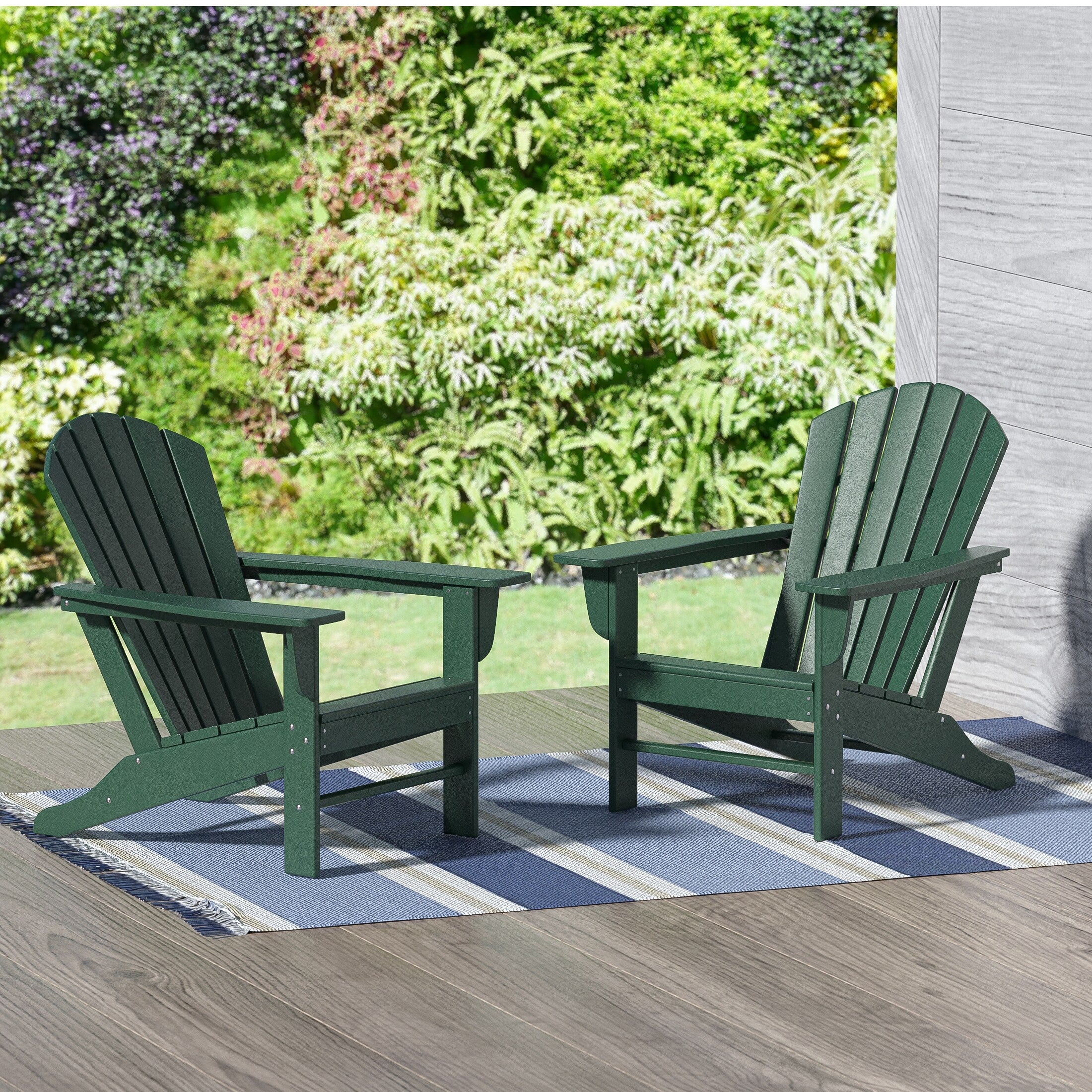 Chaises Adirondack Polytrends Altura Outdoor écologiques toutes saisons (lot de 2)