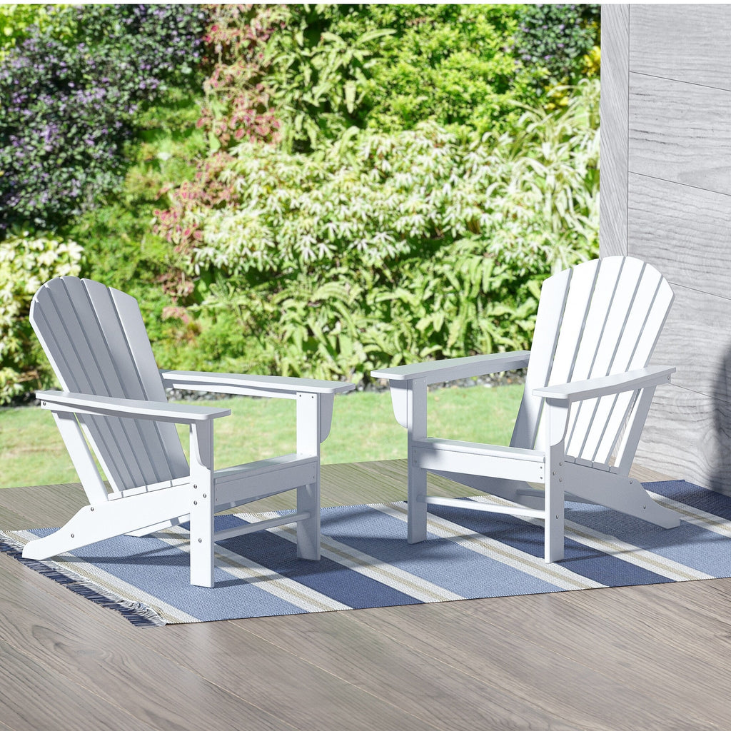 Chaises Adirondack Polytrends Altura Outdoor écologiques toutes saisons (lot de 2)