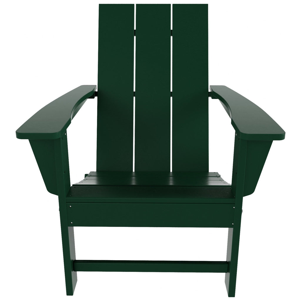 Chaise Adirondack pliante Polytrends Shoreside moderne et écologique, idéale pour les commerces et les résidences, toutes saisons