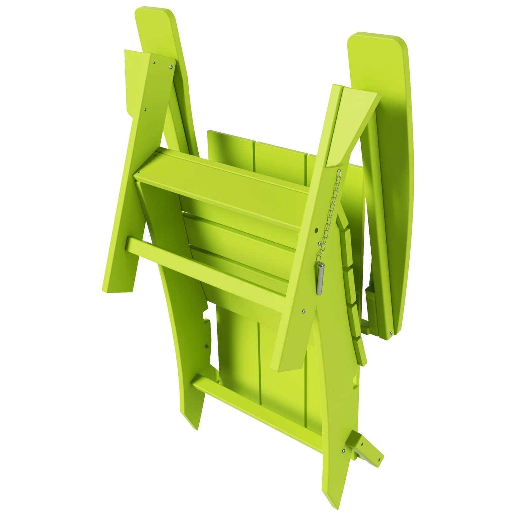 Chaise Adirondack pliante Polytrends Shoreside moderne et écologique, idéale pour les commerces et les résidences, toutes saisons