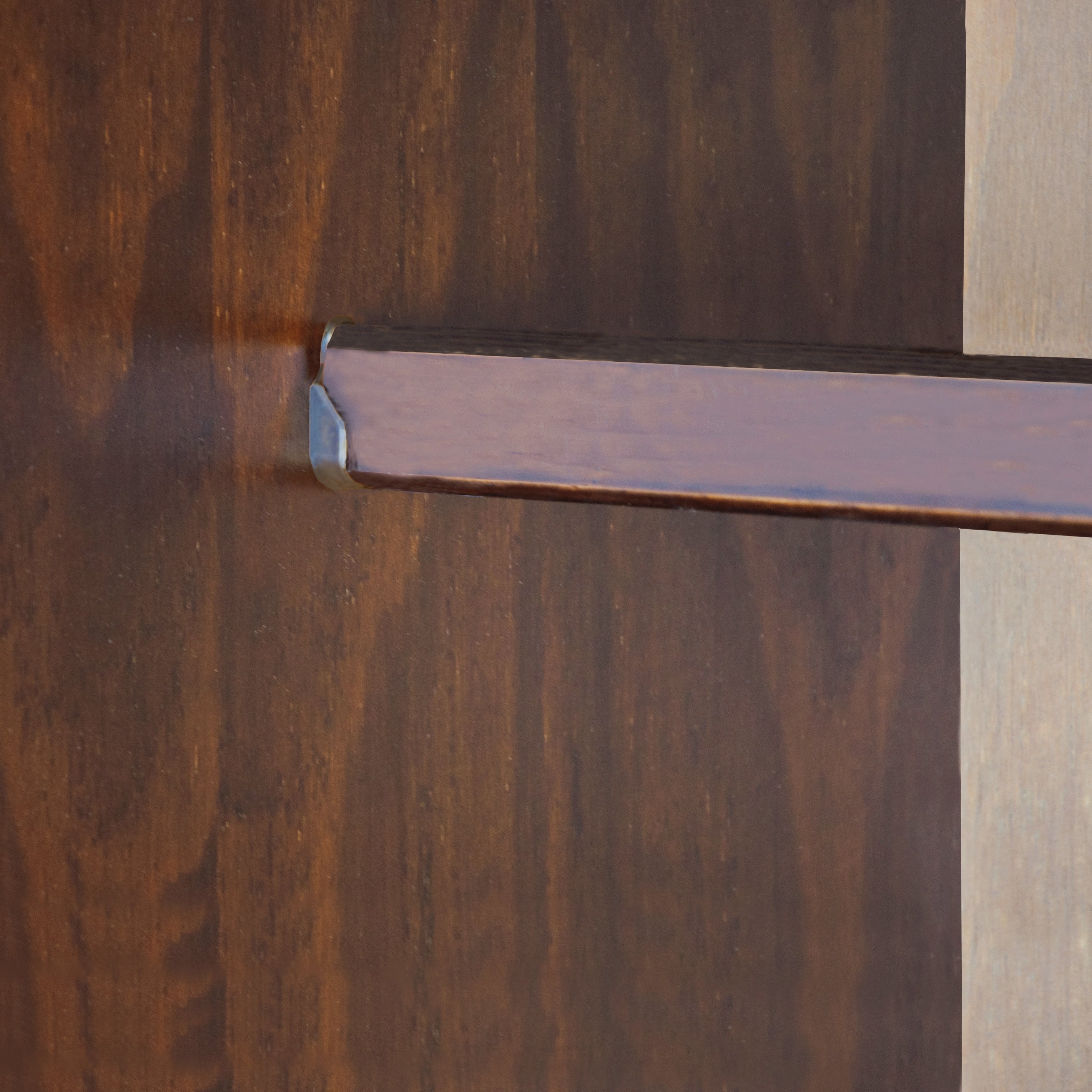 Armoire penderie 4 portes Kyle 100 % bois massif de Palace Imports avec portes en bois massif ou en miroir