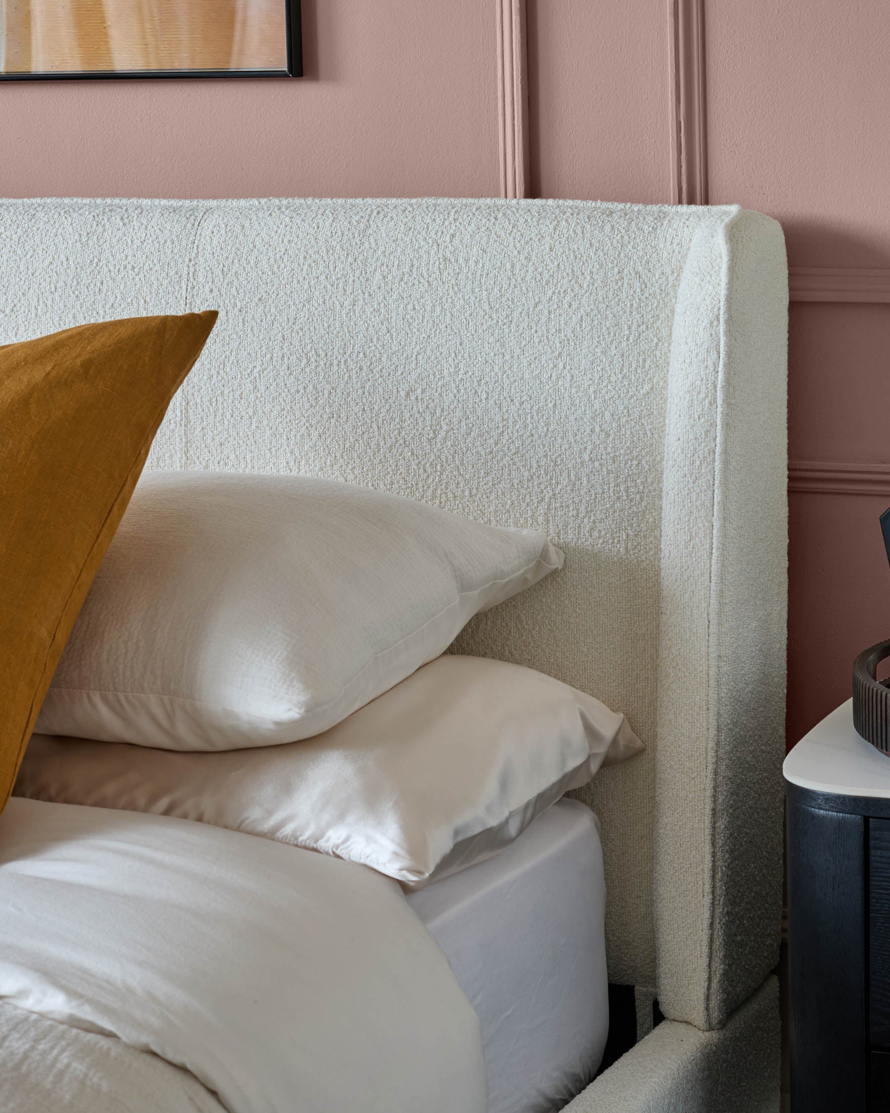 Lit Paolo Ivory Boucle King Size