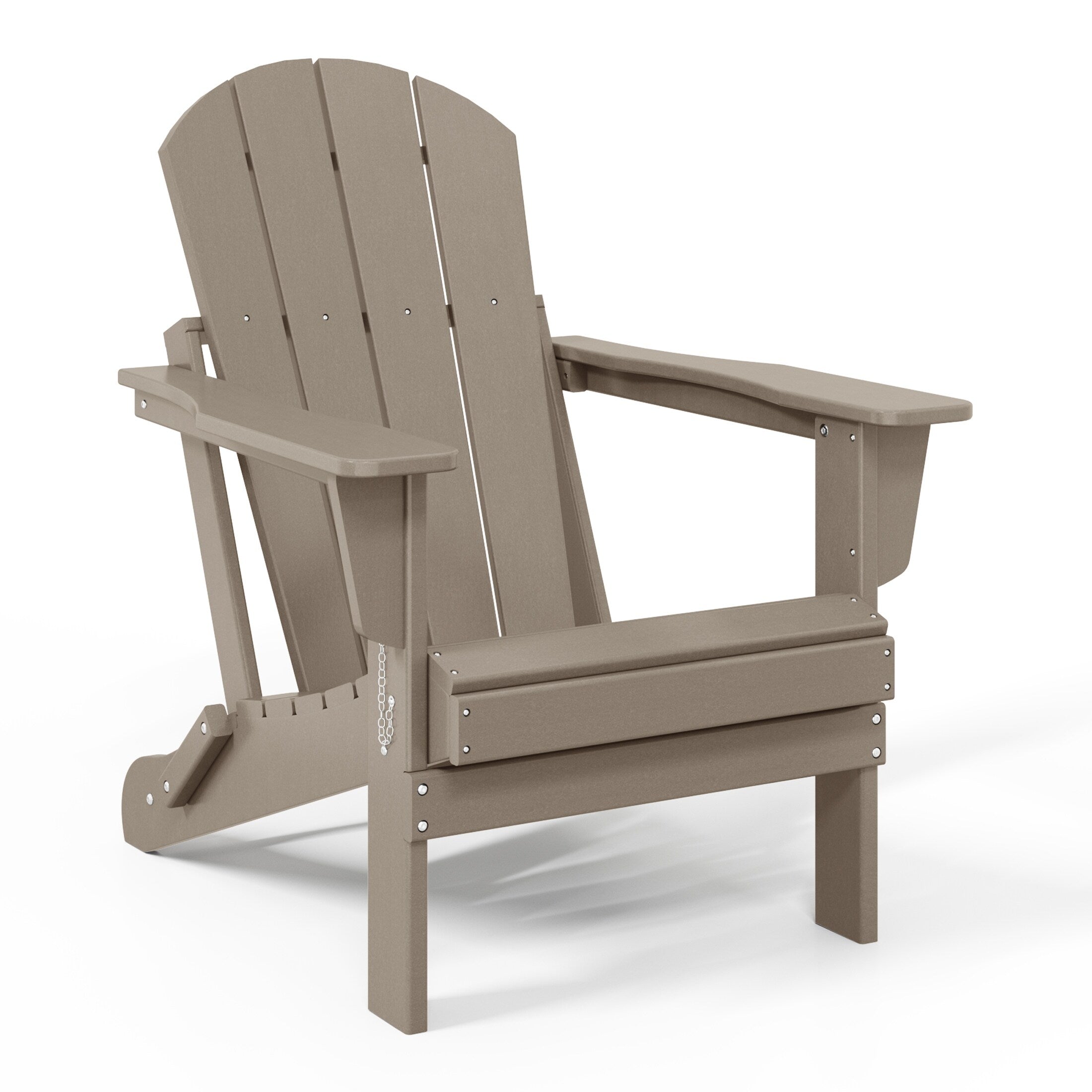 Chaises pliantes Adirondack Polytrends Laguna résistantes aux intempéries (lot de 2)