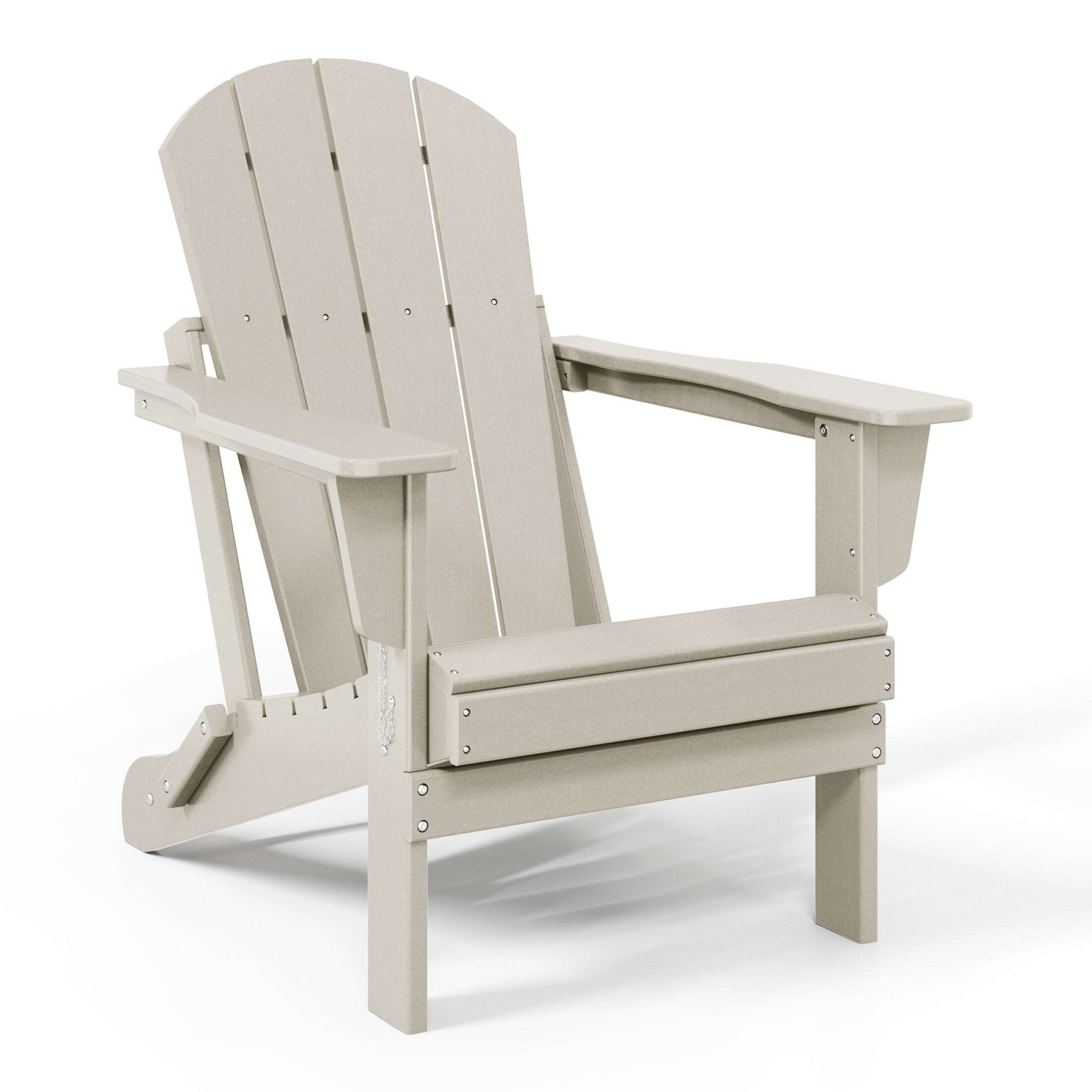 Chaises pliantes Adirondack Polytrends Laguna résistantes aux intempéries (lot de 4)