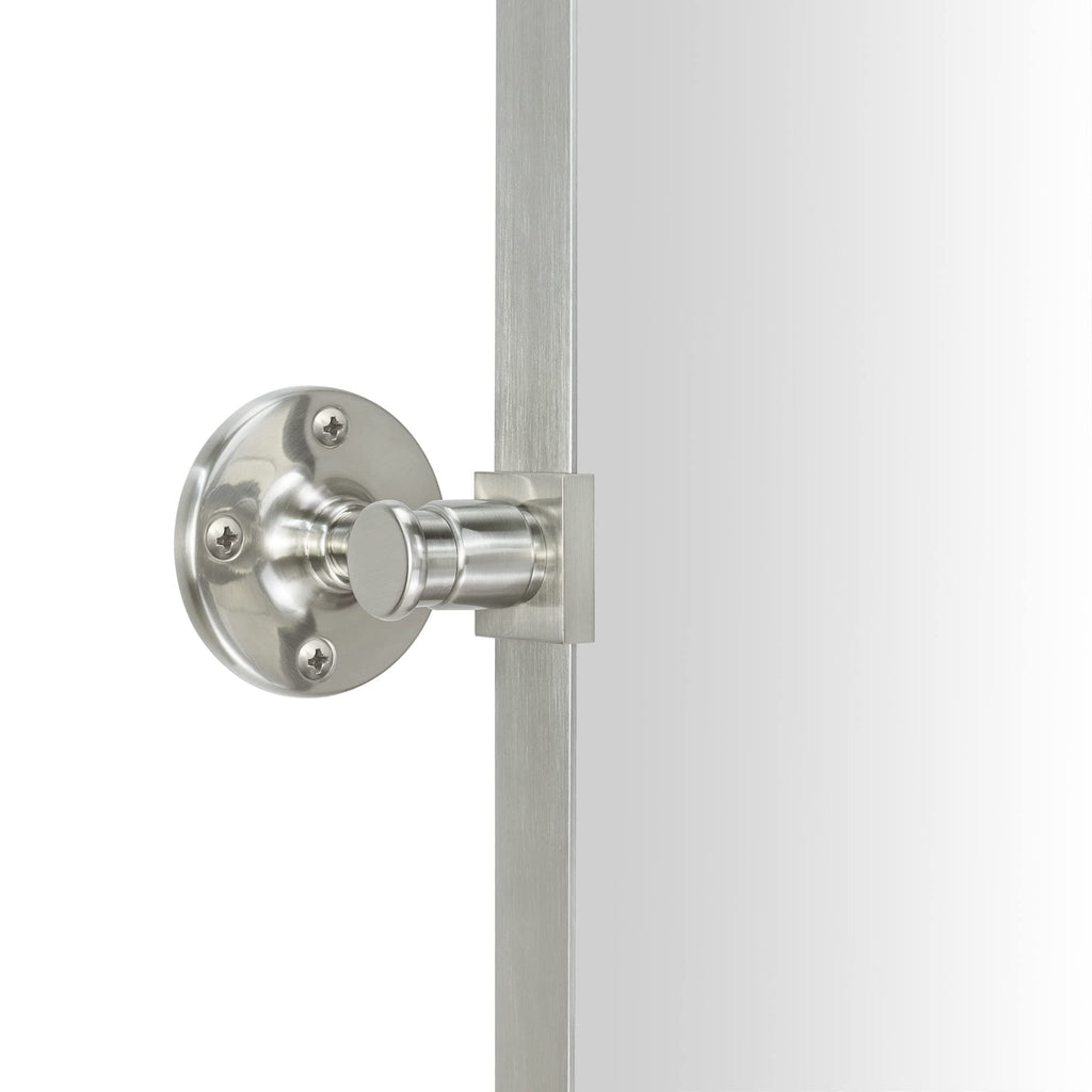 Miroir mural rectangulaire pivotant et inclinable en métal TEHOME Jonathan