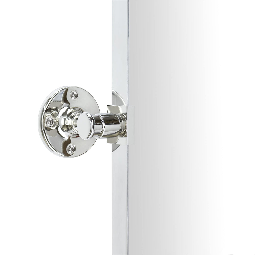 Miroir mural rectangulaire pivotant et inclinable en métal TEHOME Jonathan