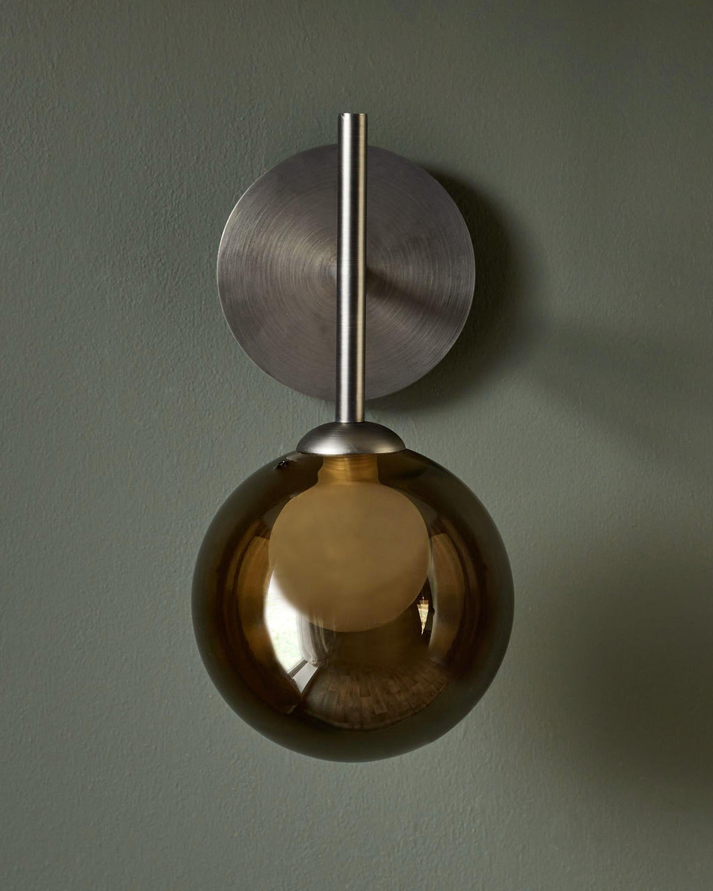 Applique murale en verre moka Riley