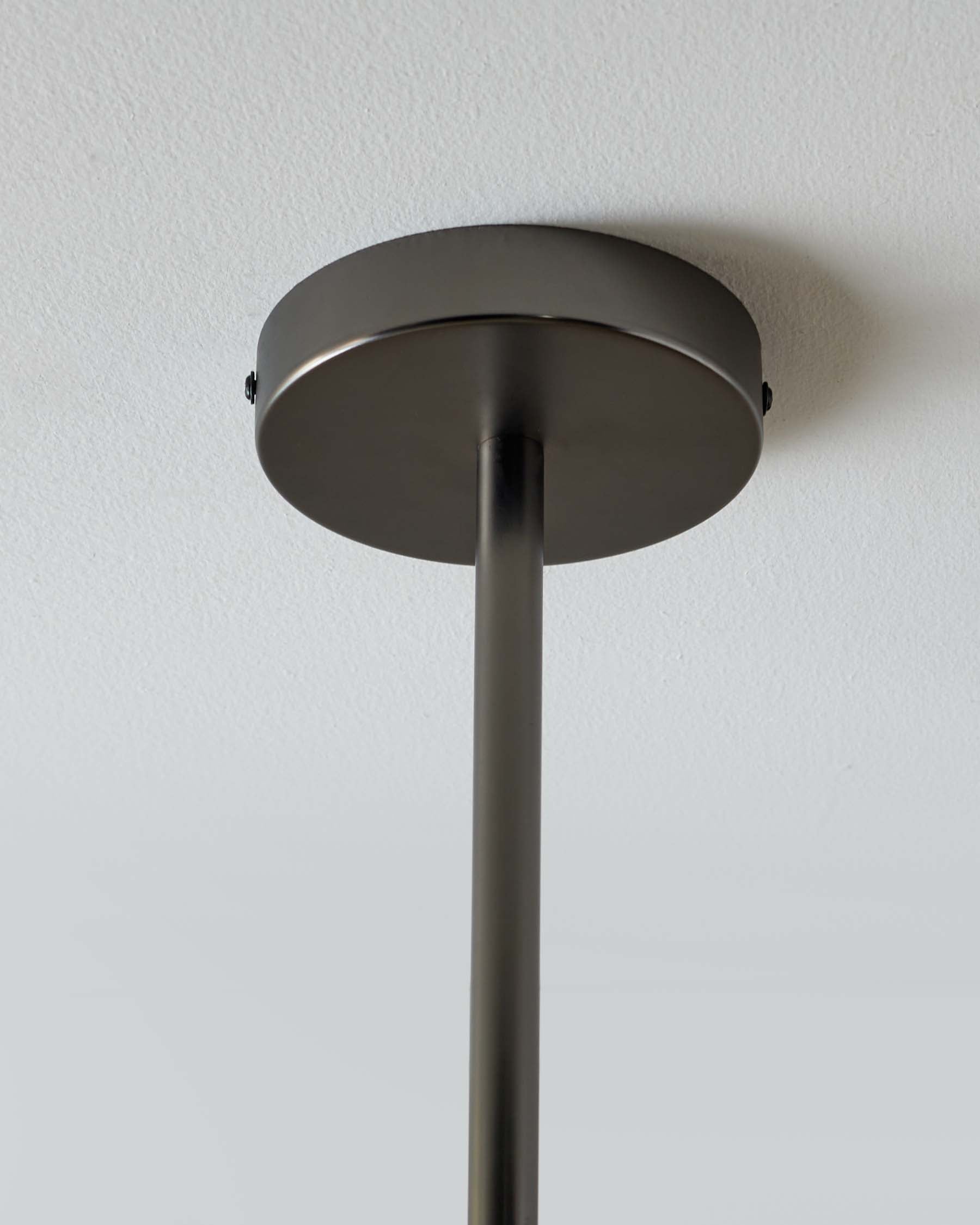 Suspension réglable Riley en verre moka à 8 lumières