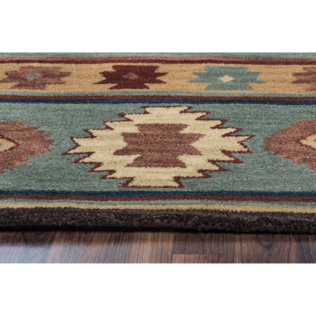 Tapis en laine touffeté à la main Alora Decor Ryder Southwestern