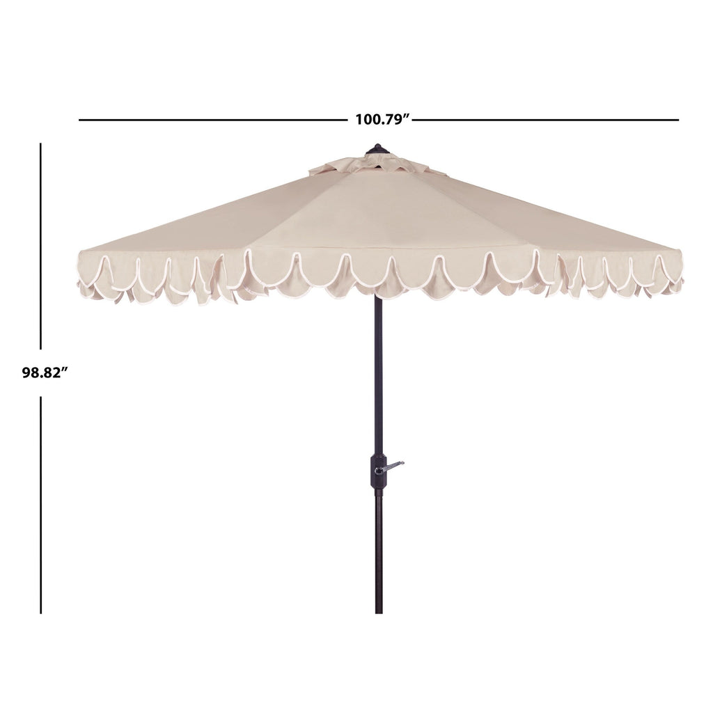 Parasol élégant SAFAVIEH Gebbine de 9 pieds