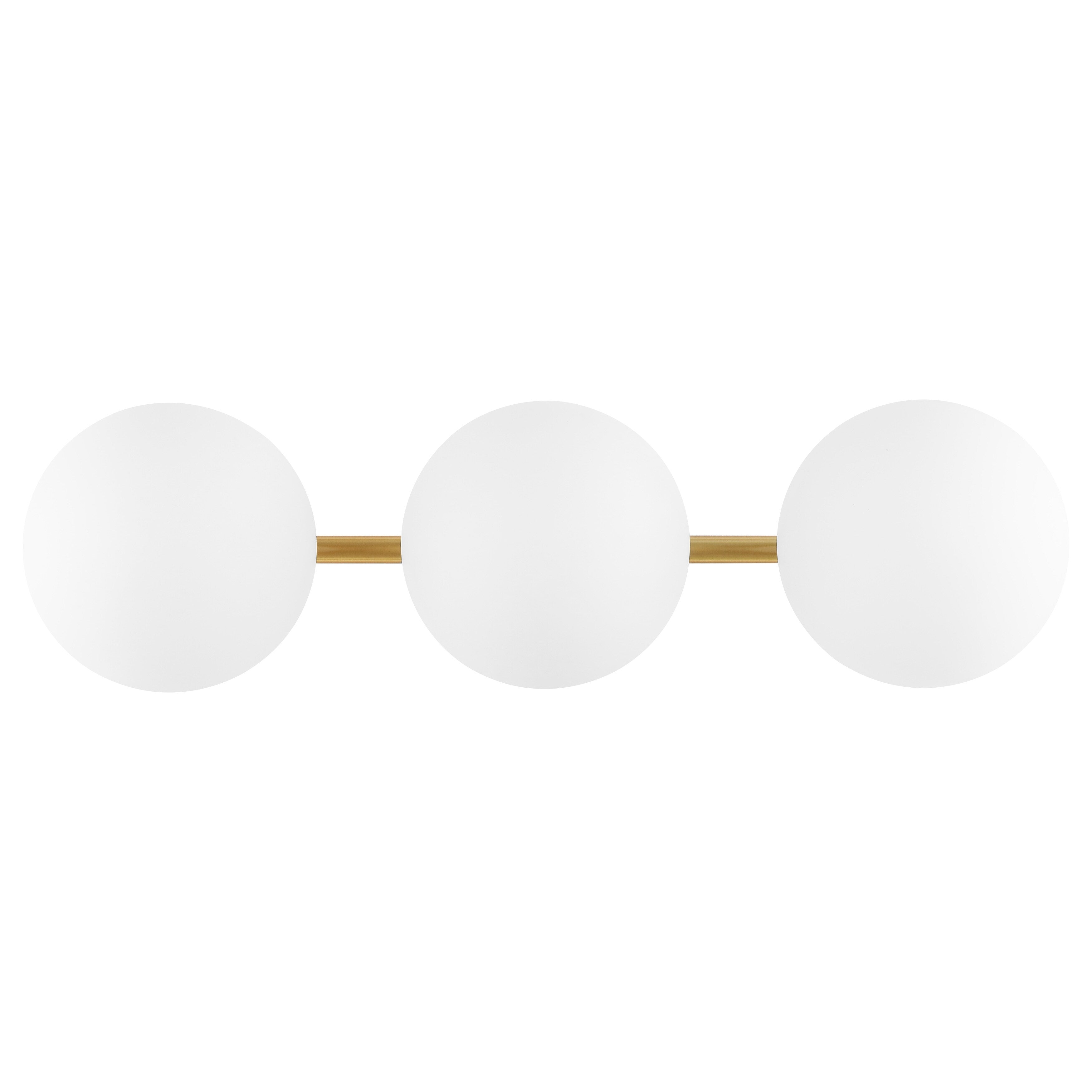 Applique murale traditionnelle SAFAVIEH Lighting Lambrini 21 (3 ampoules) - 6 L x 8 P x 21 H - 21 L x 8 P x 6 H