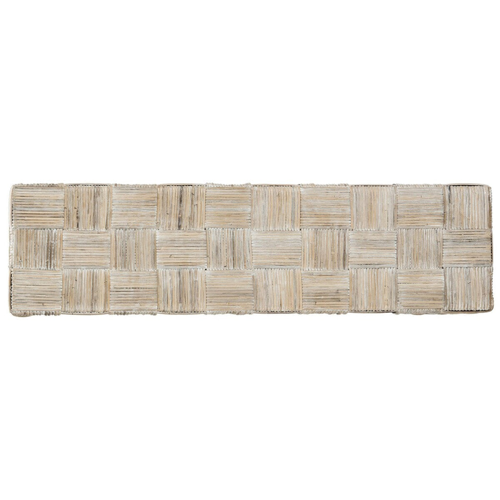 Console en rotin Mindel SAFAVIEH - 51 L x 14 P x 32 H