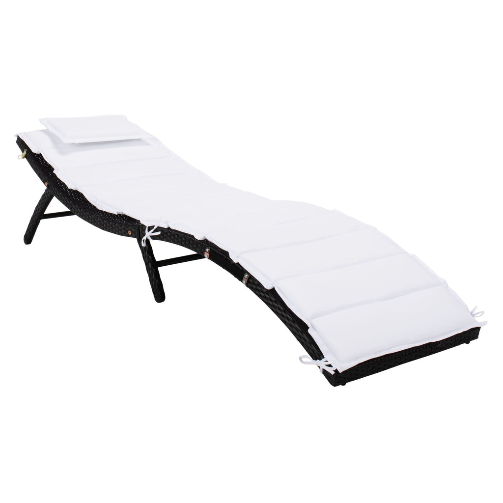 Ensemble de chaises longues d'extérieur Blaguna 3 pièces SAFAVIEH - 83 L x 20 P x 24 H