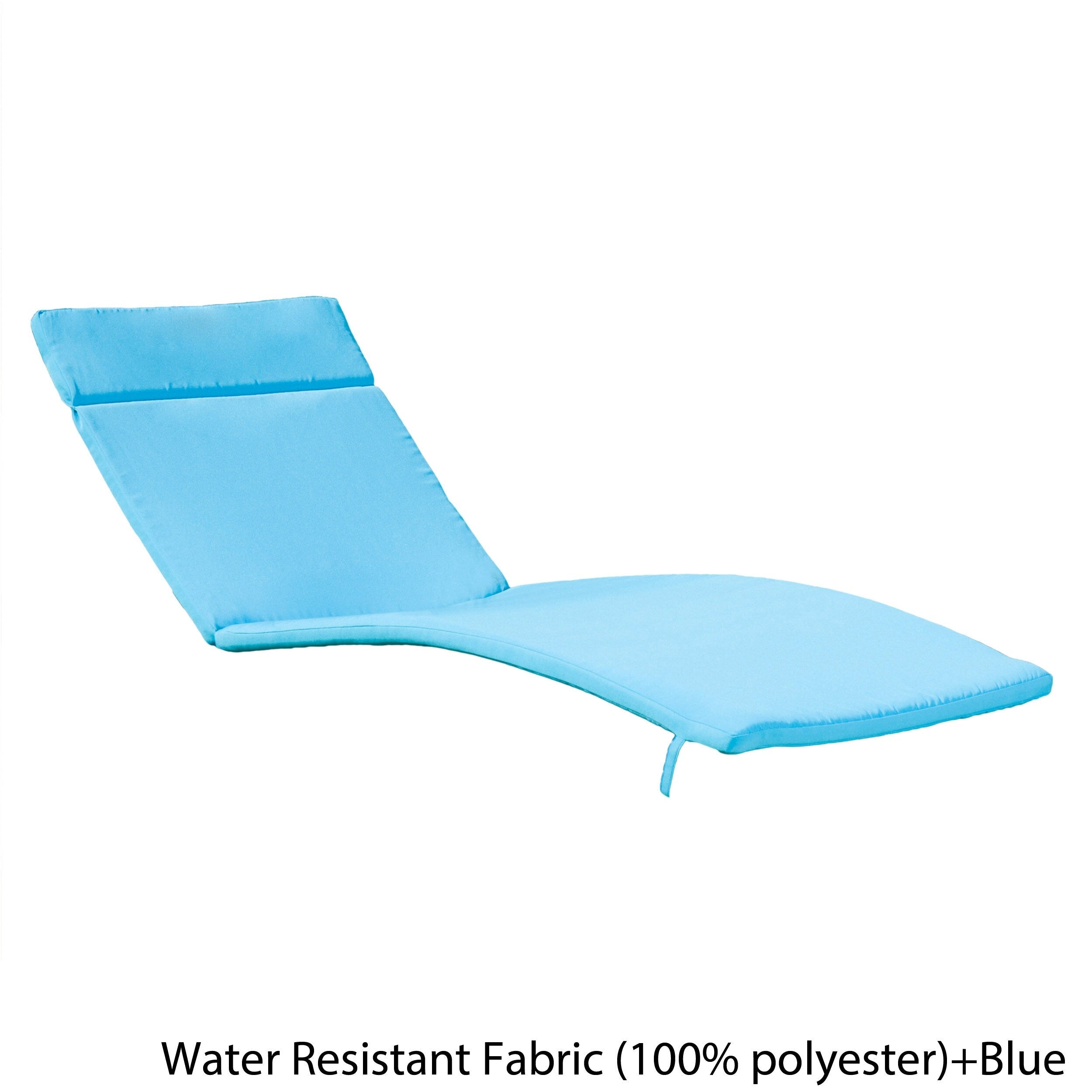 Ensemble de coussins d'extérieur Salem pour chaise longue - Coussins uniquement (lot de 2) par Christopher Knight Home - 79,25 L x 27,50 l x 1,50 H