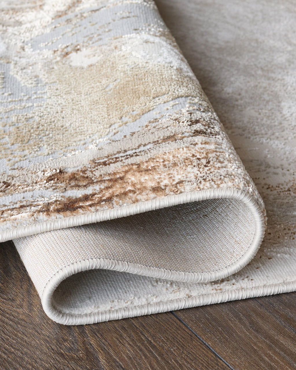 Grand tapis texturé naturel Sienna