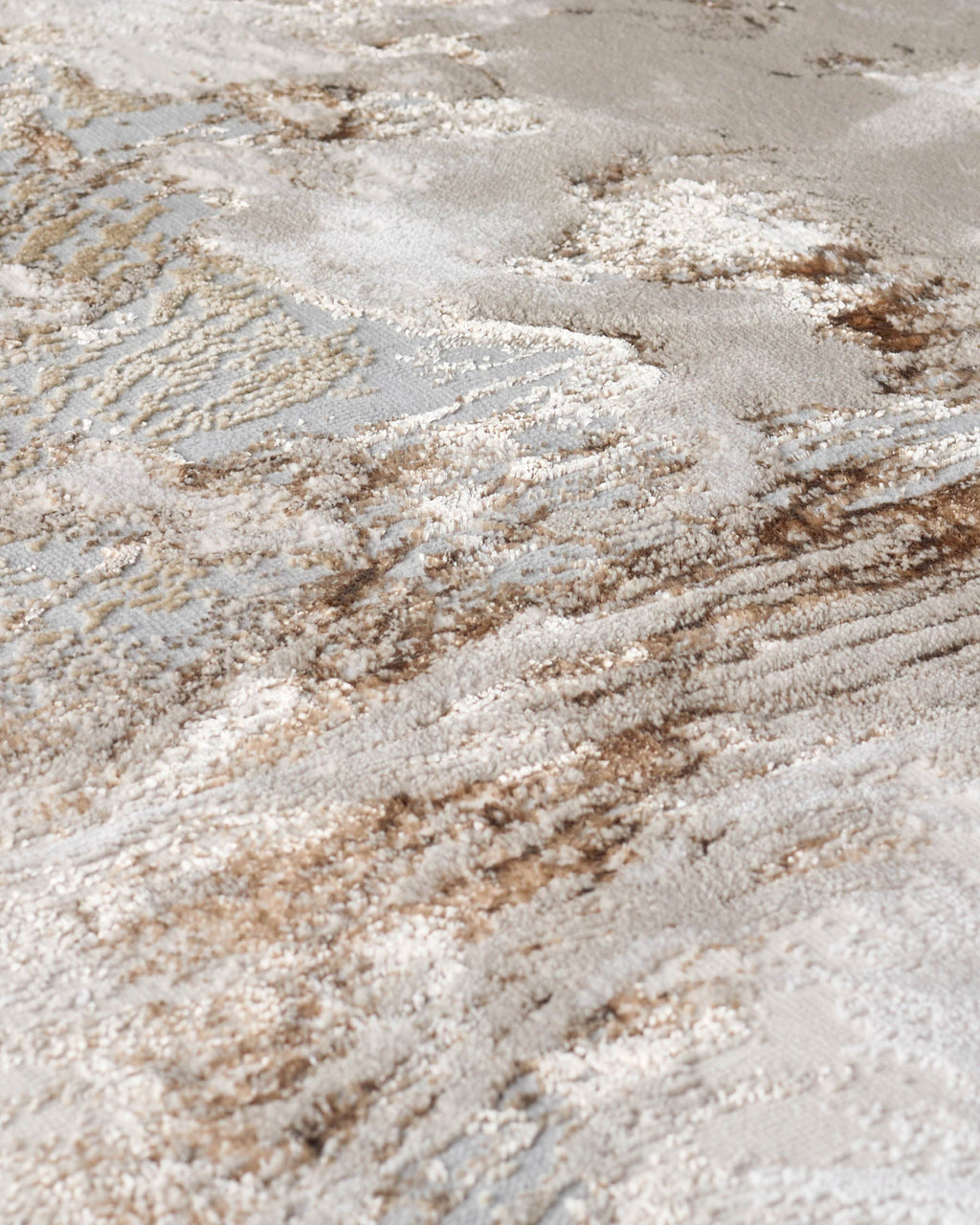 Grand tapis texturé naturel Sienna