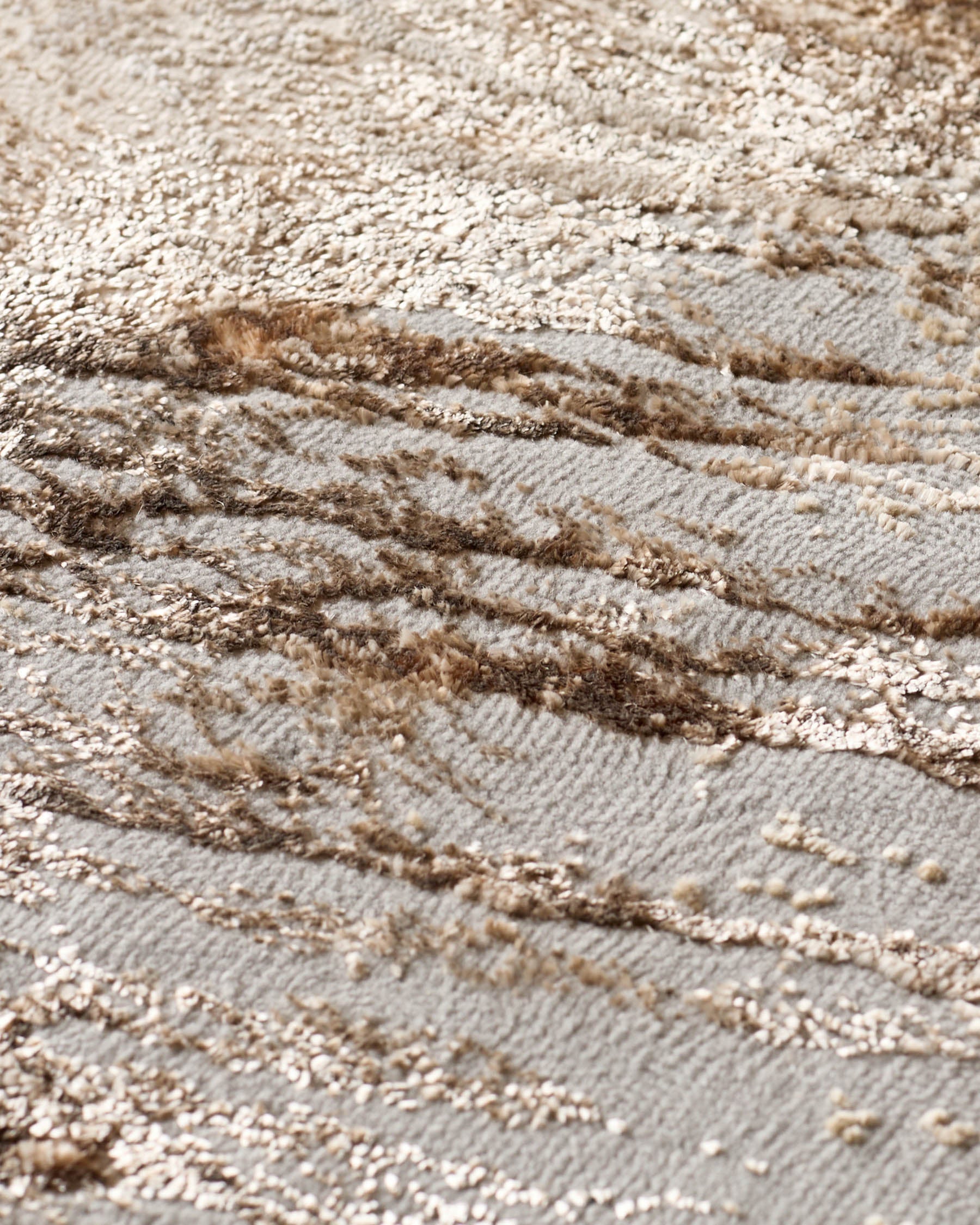 Tapis Sienna texturé naturel de taille moyenne