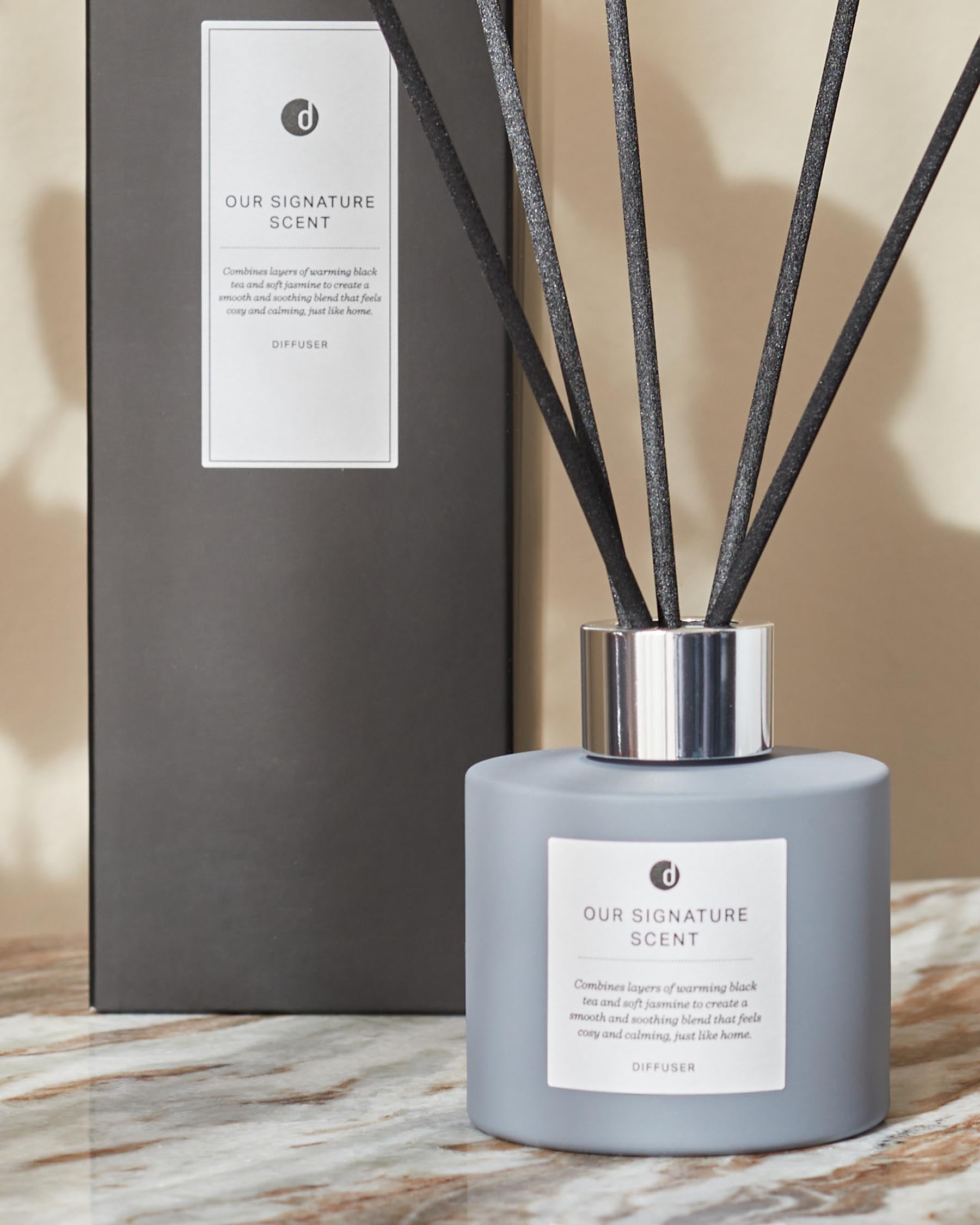 Diffuseur signature thé noir et jasmin blanc