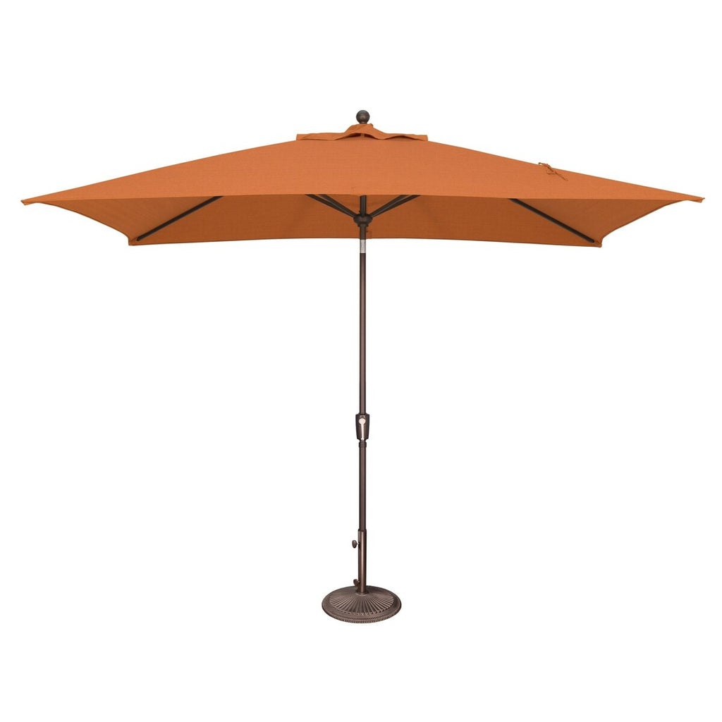 Parasol inclinable rectangulaire à bouton-poussoir SimplyShade Catalina de 10 pieds