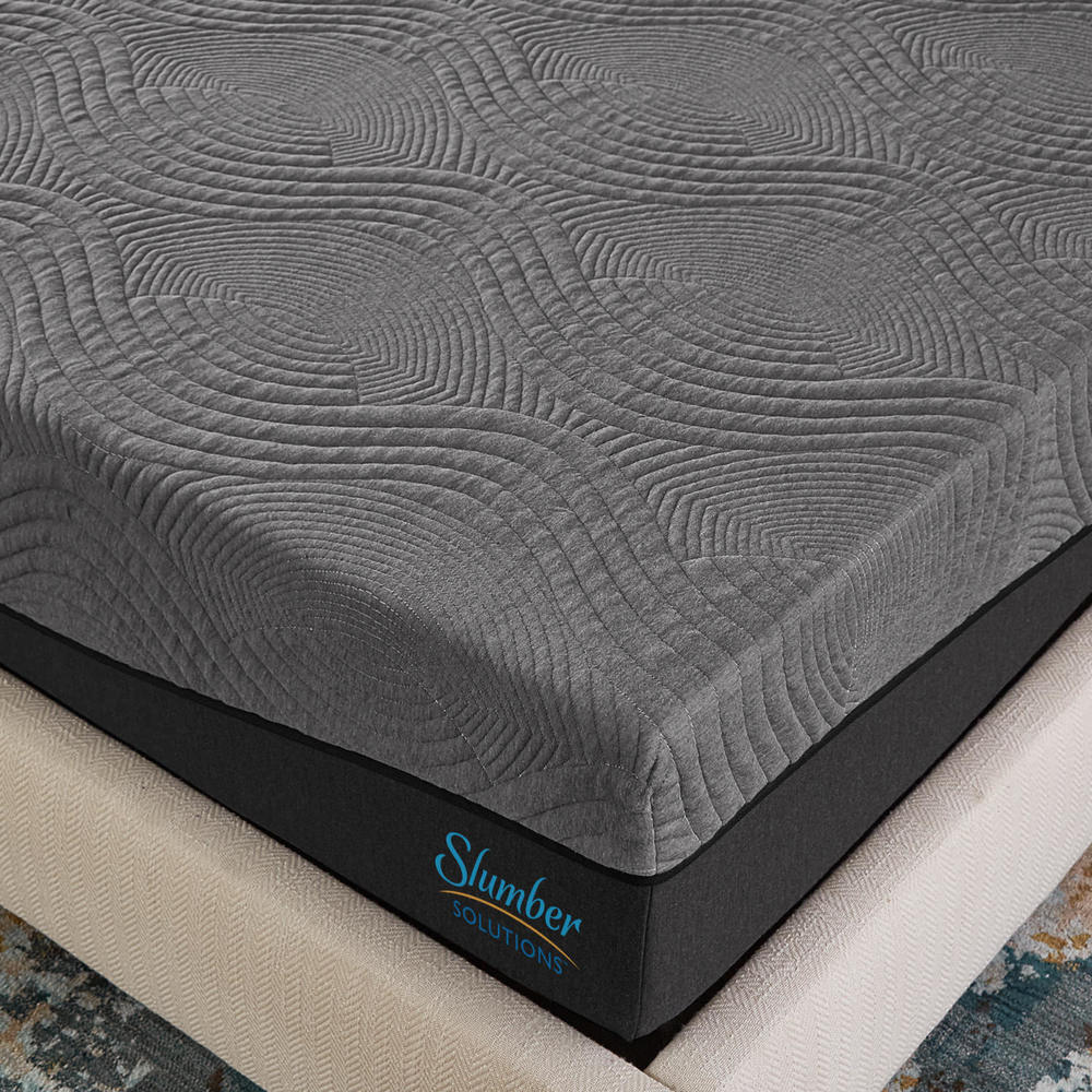 Matelas en mousse à mémoire de forme Active 12 pouces au charbon de bois Slumber Solutions