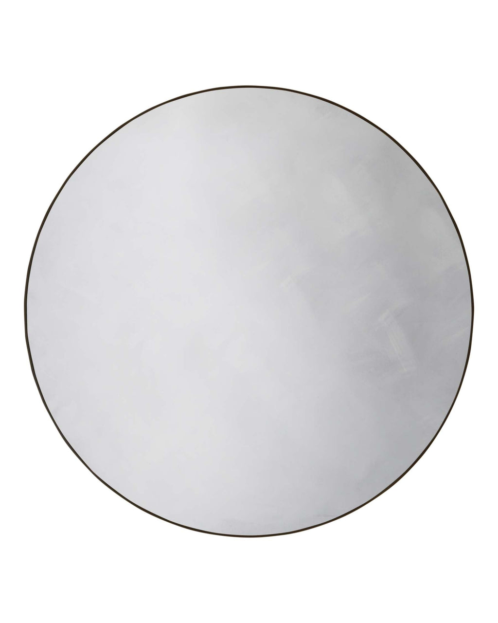 Miroir mural rond Tait grand format noir