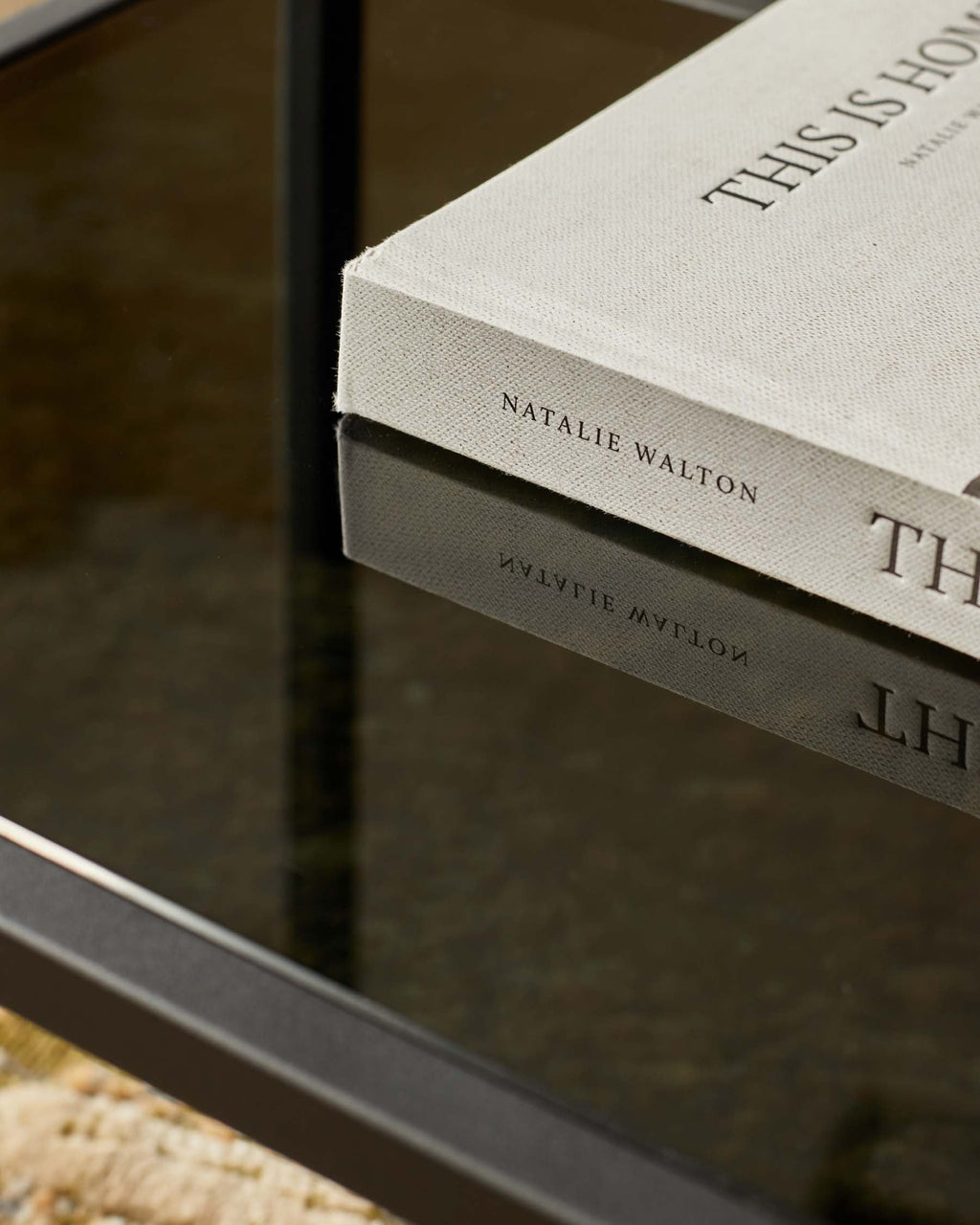 Table console Toronto en frêne foncé