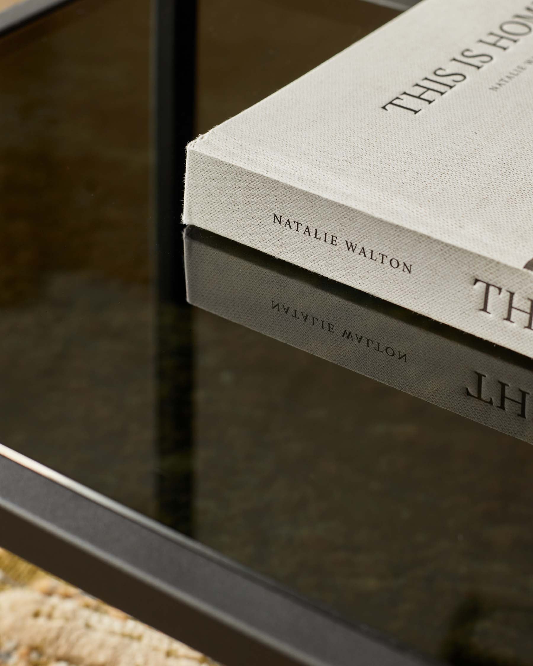 Table console Toronto en frêne foncé