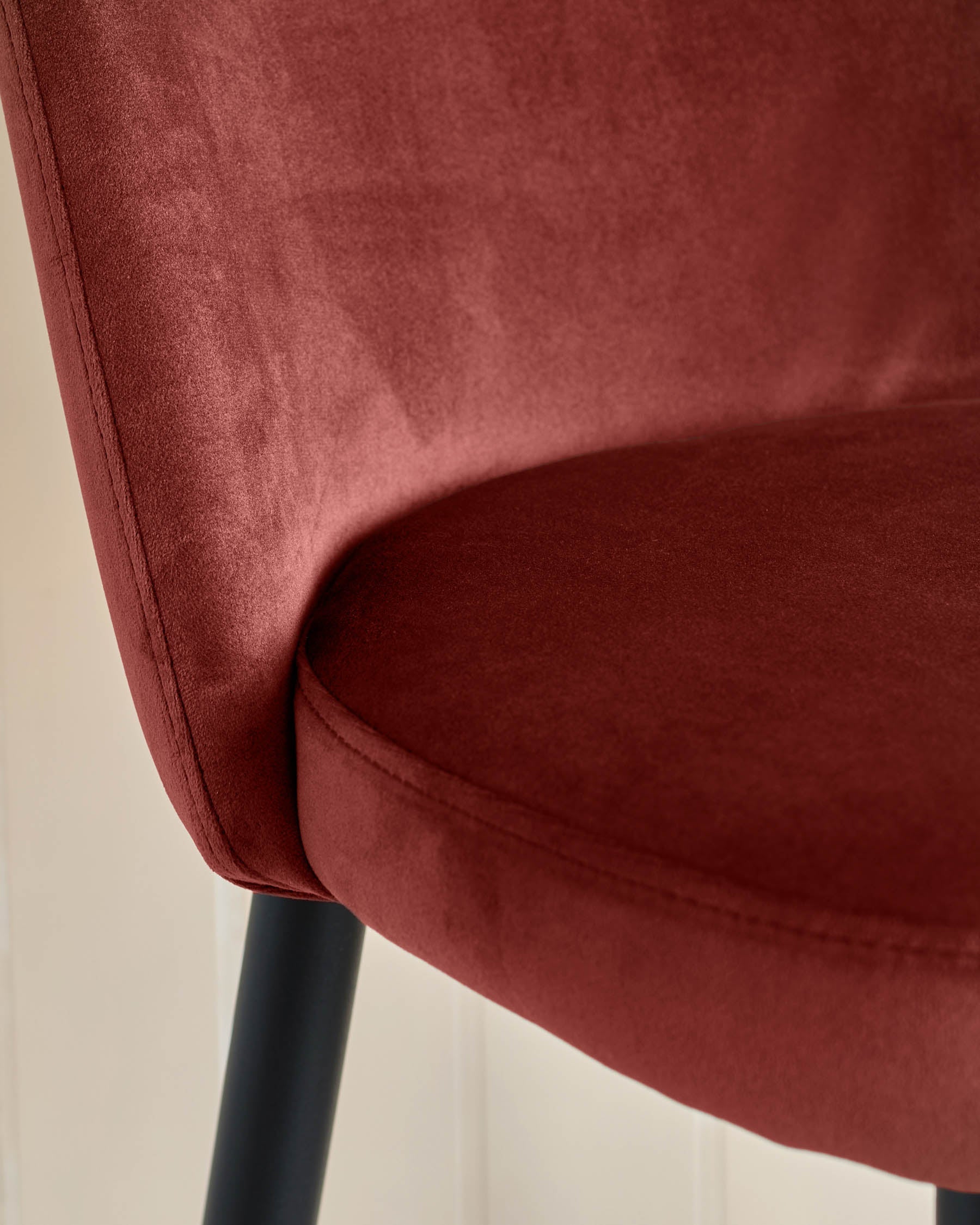 Tabouret de bar rouge caramel Trinny