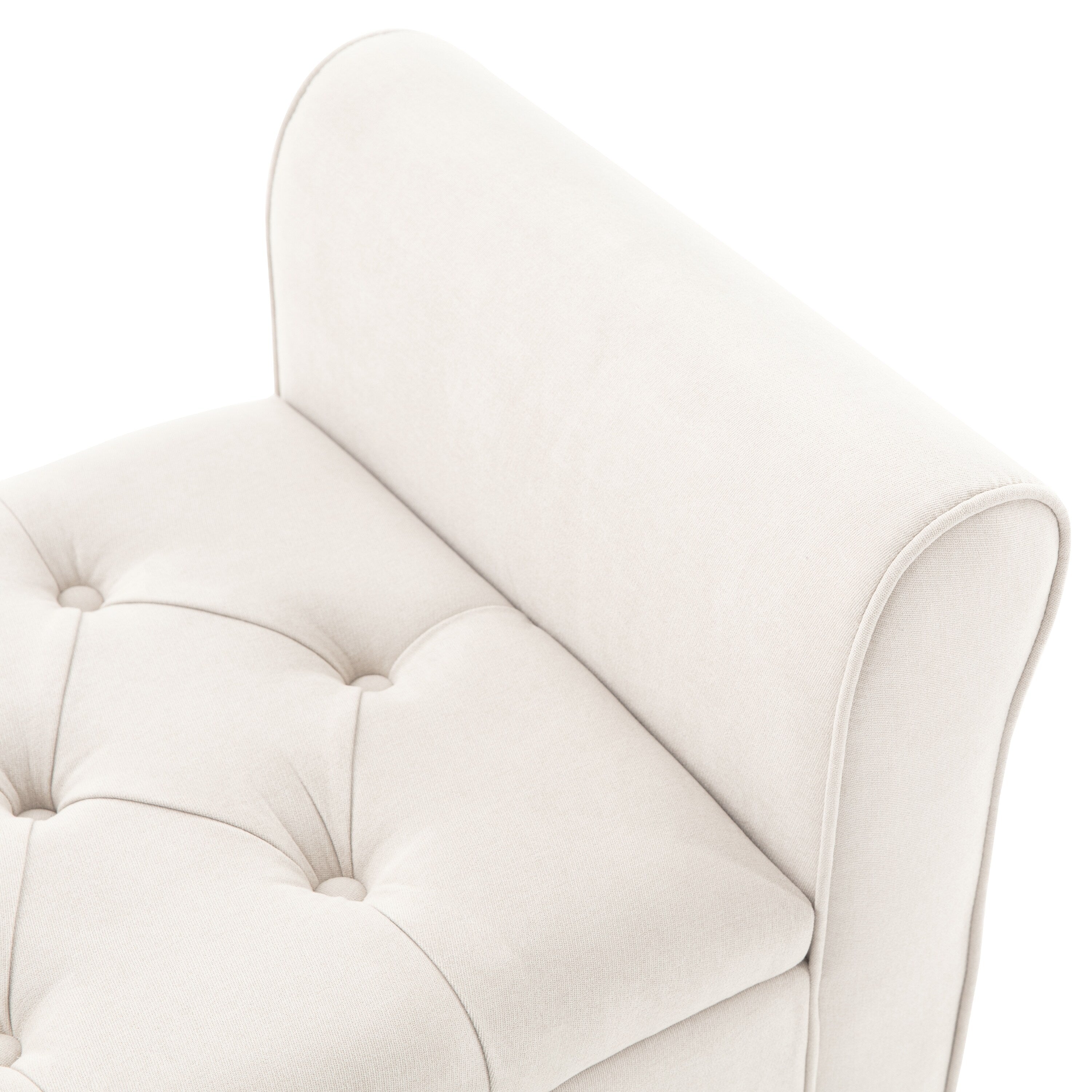 Banc de rangement rembourré, banc d'entrée avec dessus rabattable touffeté, 50,4 pouces