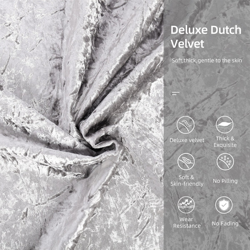 Lit pour animal de compagnie en velours capitonné avec coussin amovible